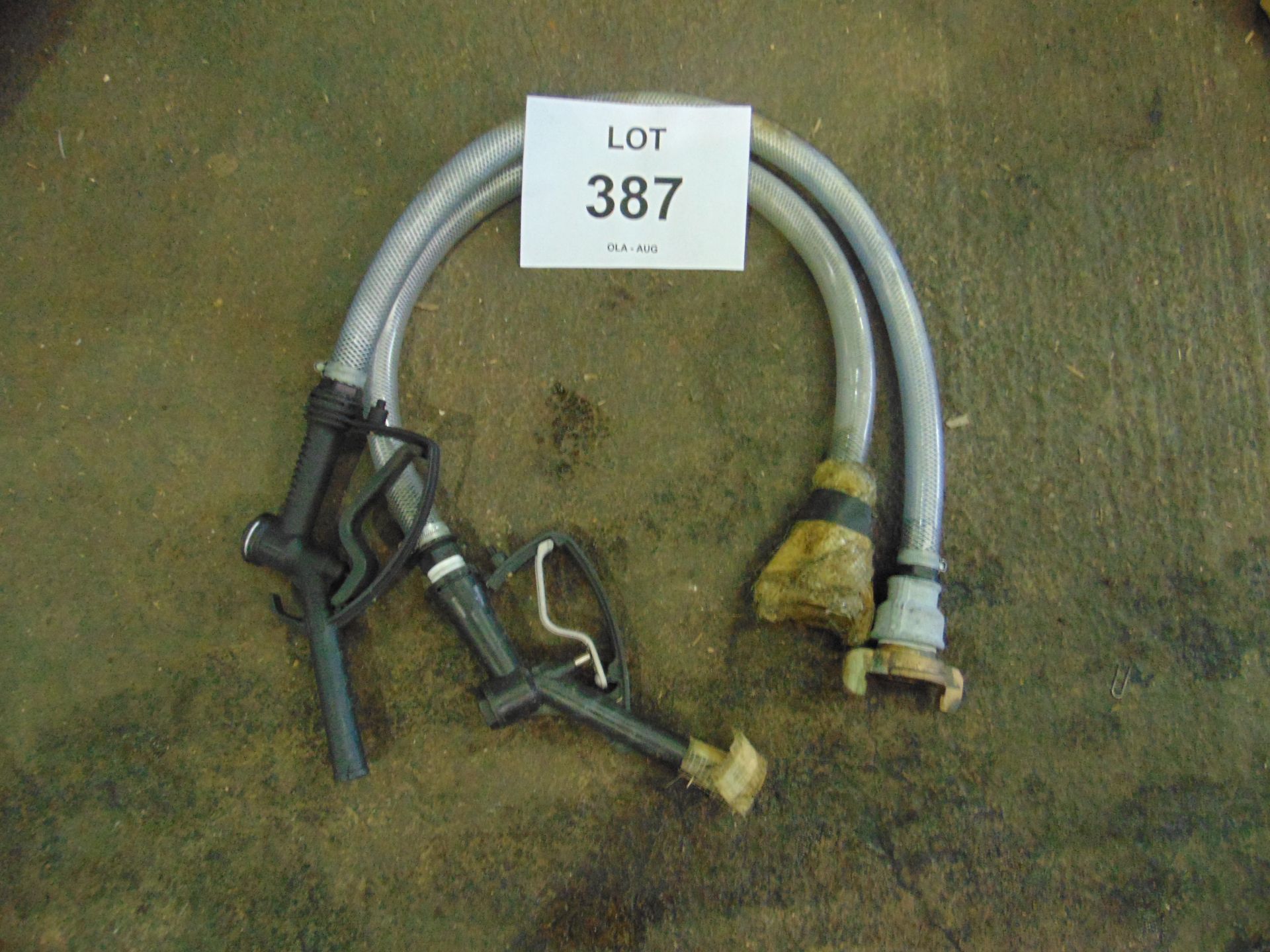 2x UNISSUED DIESEL GRAVITY REFUELING HOSE KIT