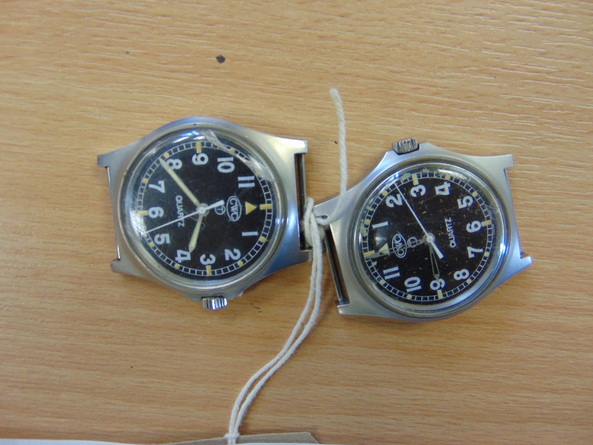 2x CWC W10 WATCHES DATED 2005 & 2006 WATER RESISTANT TO 5 ATM