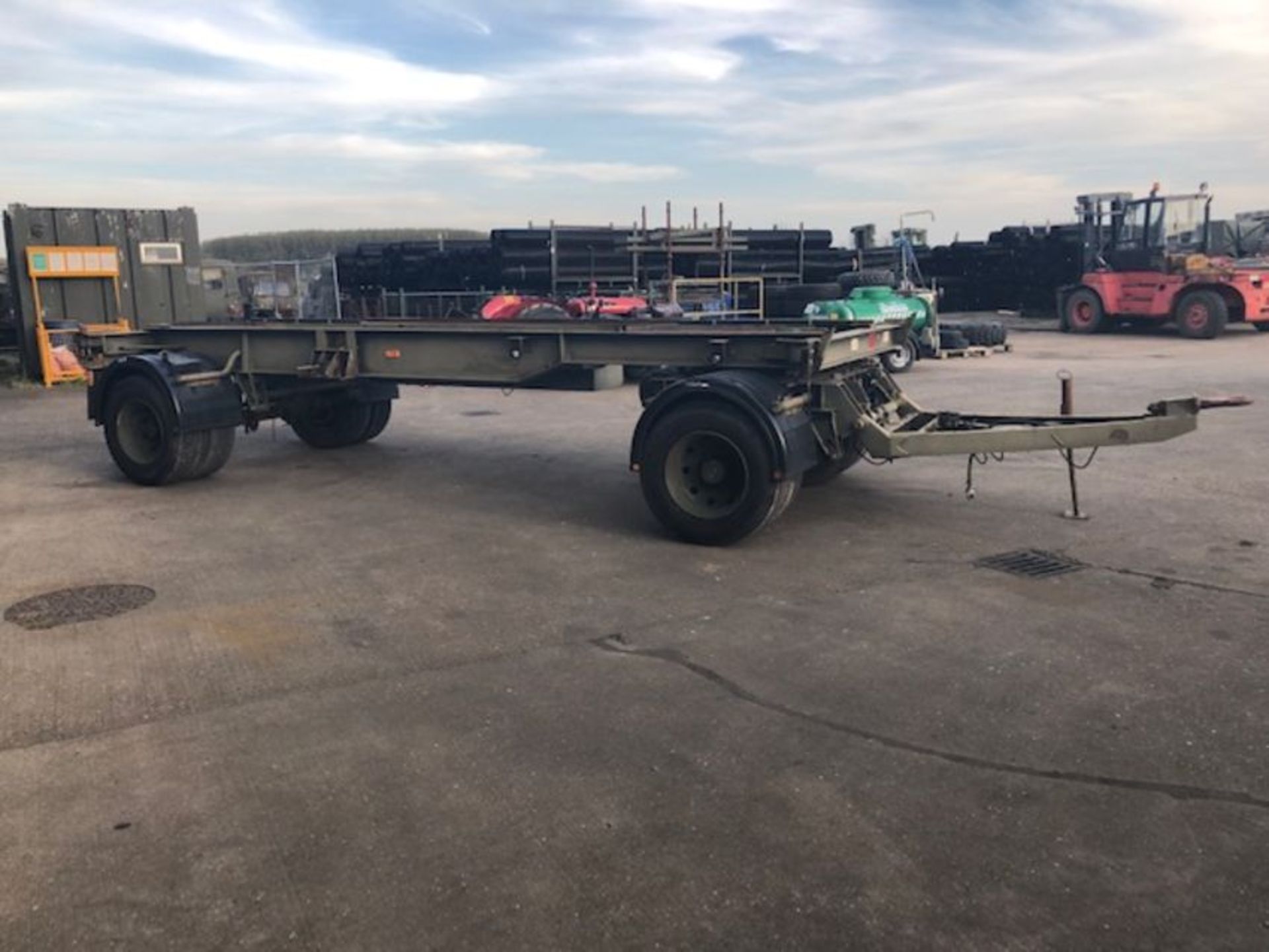 King DB20 2 axle drawbar skeletal trailer - Image 4 of 32