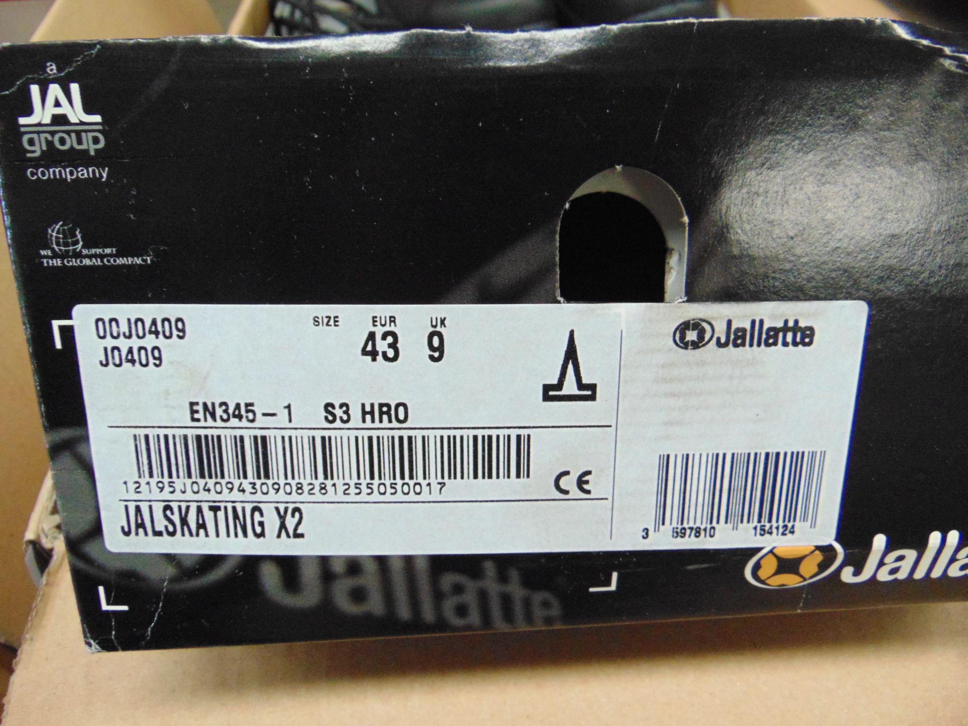 Qty 4 x UNISSUED Jallatte Safety Boots Sizes 10.5 & 9 - Image 4 of 5