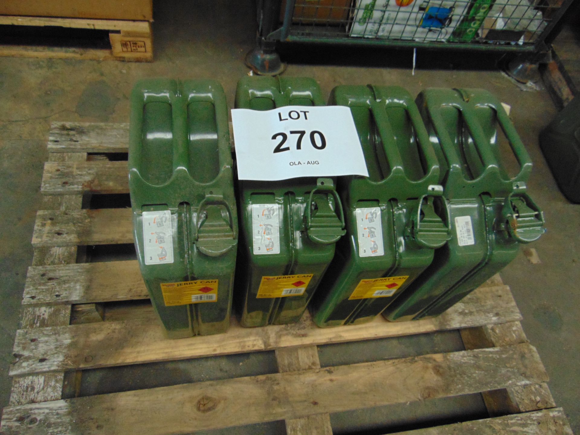 Unissued 20L Jerry Cans - 4 units