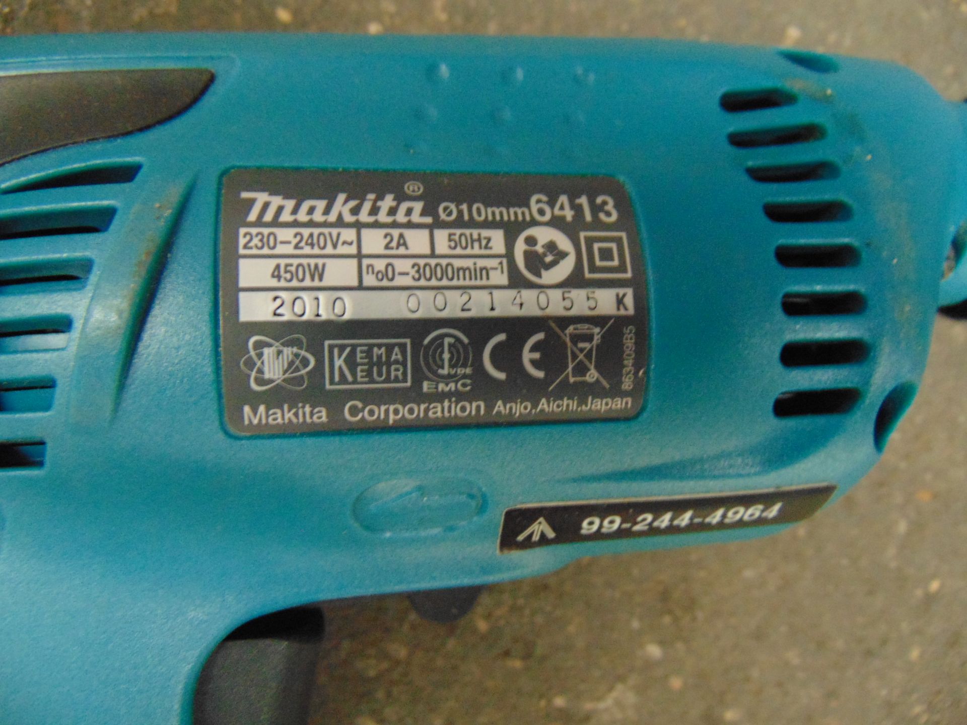 UNUSED MAKITA 3/8 240 VOLT DRILL. - Image 2 of 3