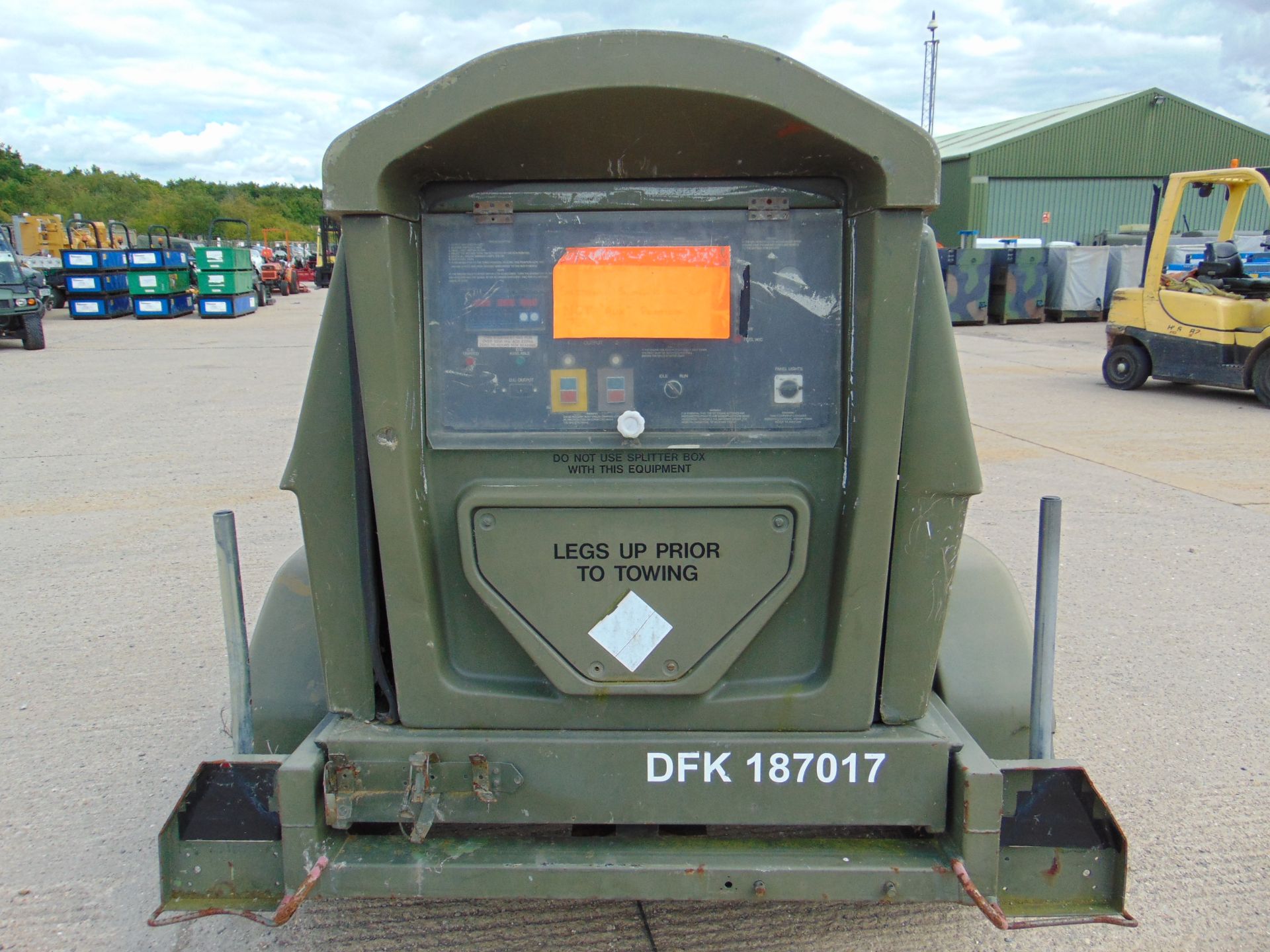 Ex Uk Royal Air Force Trailer Mounted 25 KVA Generator - Image 5 of 13