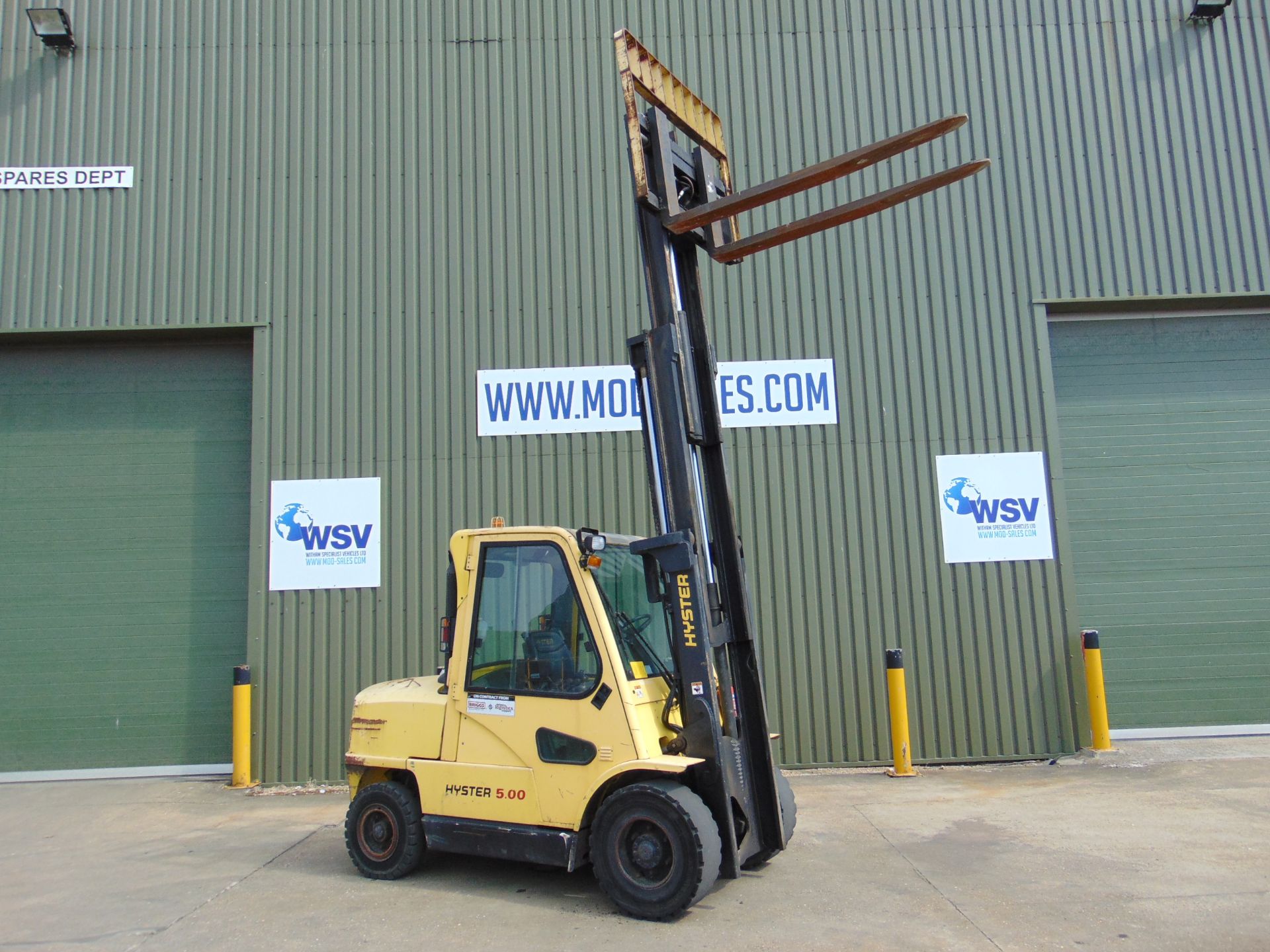 Hyster H5.00XM Forklift only 2,111 Hours! - Image 7 of 16