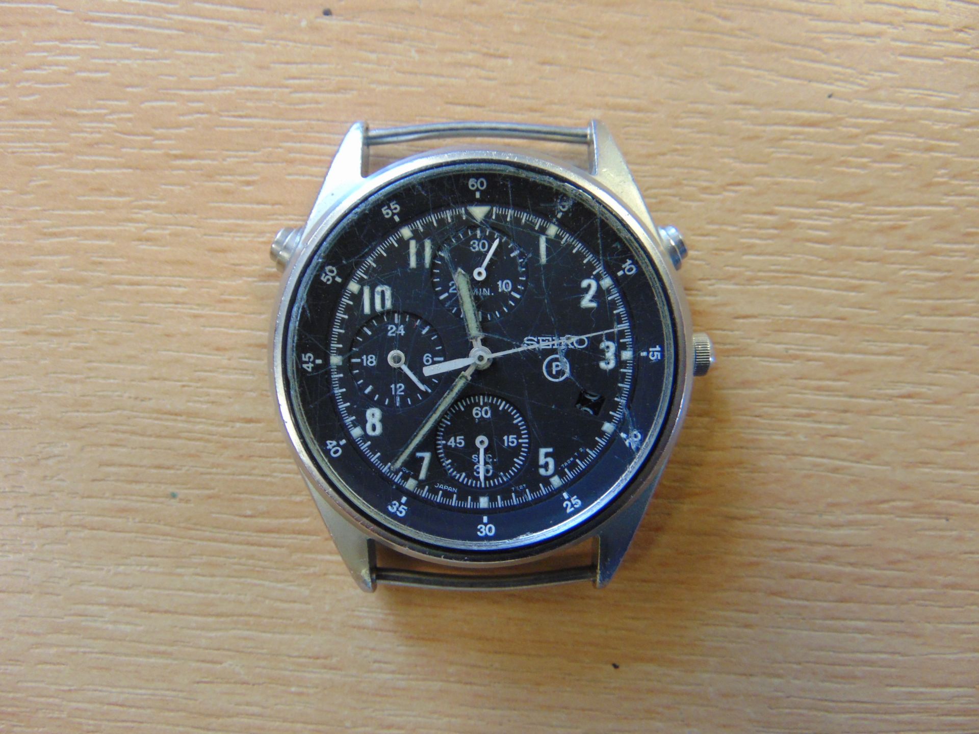 SEIKO R.A.F. ISSUE GREN 2 PILOTS CHRONO NATO MARKINGS DATED 1995 - Image 3 of 5