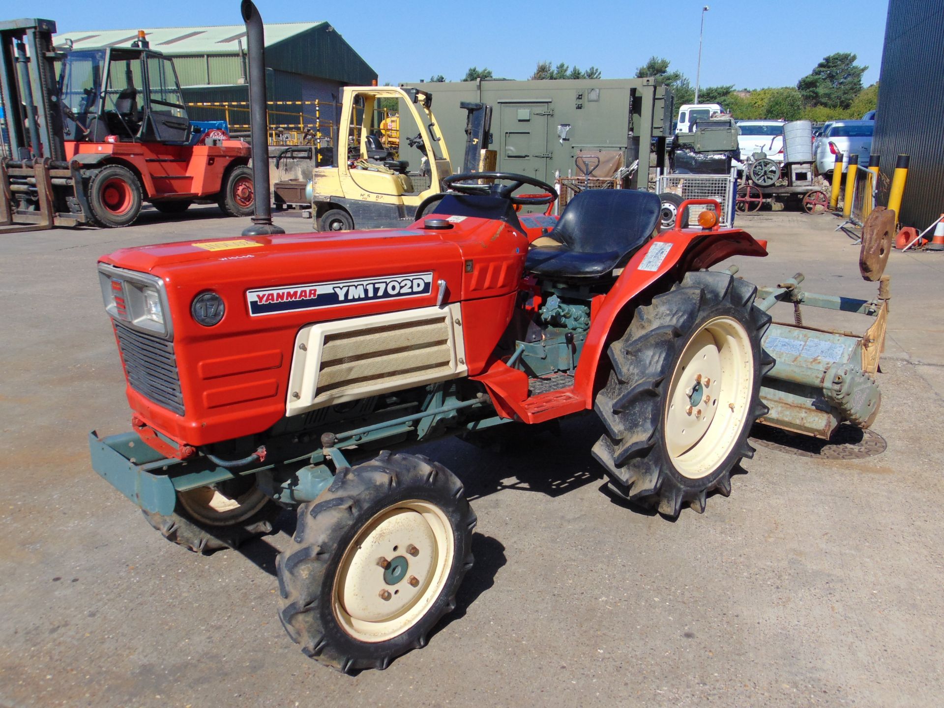 Yanmar YM1702D 4WD Compact Tractor c/w Rotovator Only 1,166 Hours! - Image 4 of 22