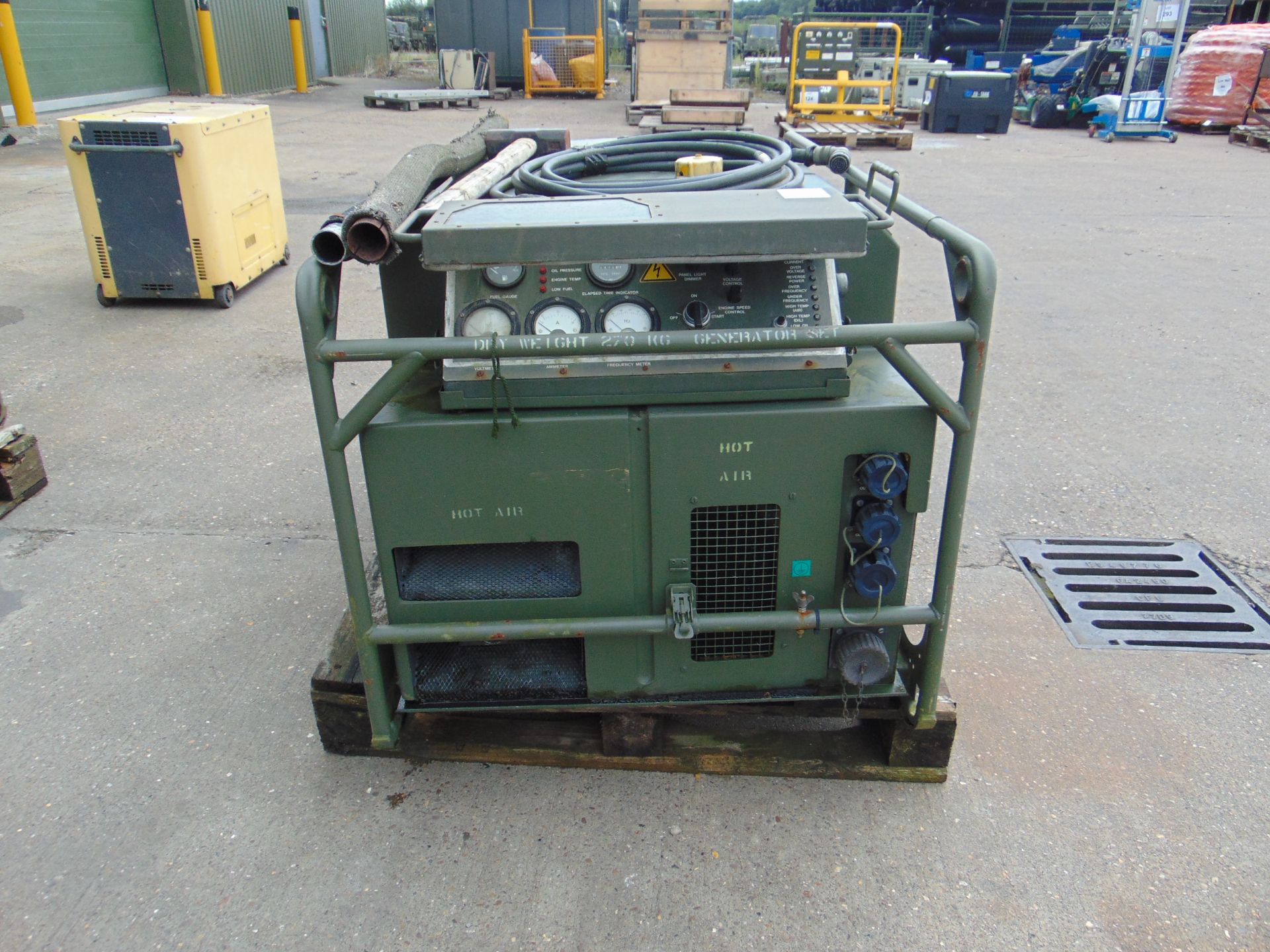 LISTER/ PETTER 5.6 KVA 240 Volt SINGLE PHASE 50 Hz GENERATOR - 1847 Hrs - Image 2 of 7