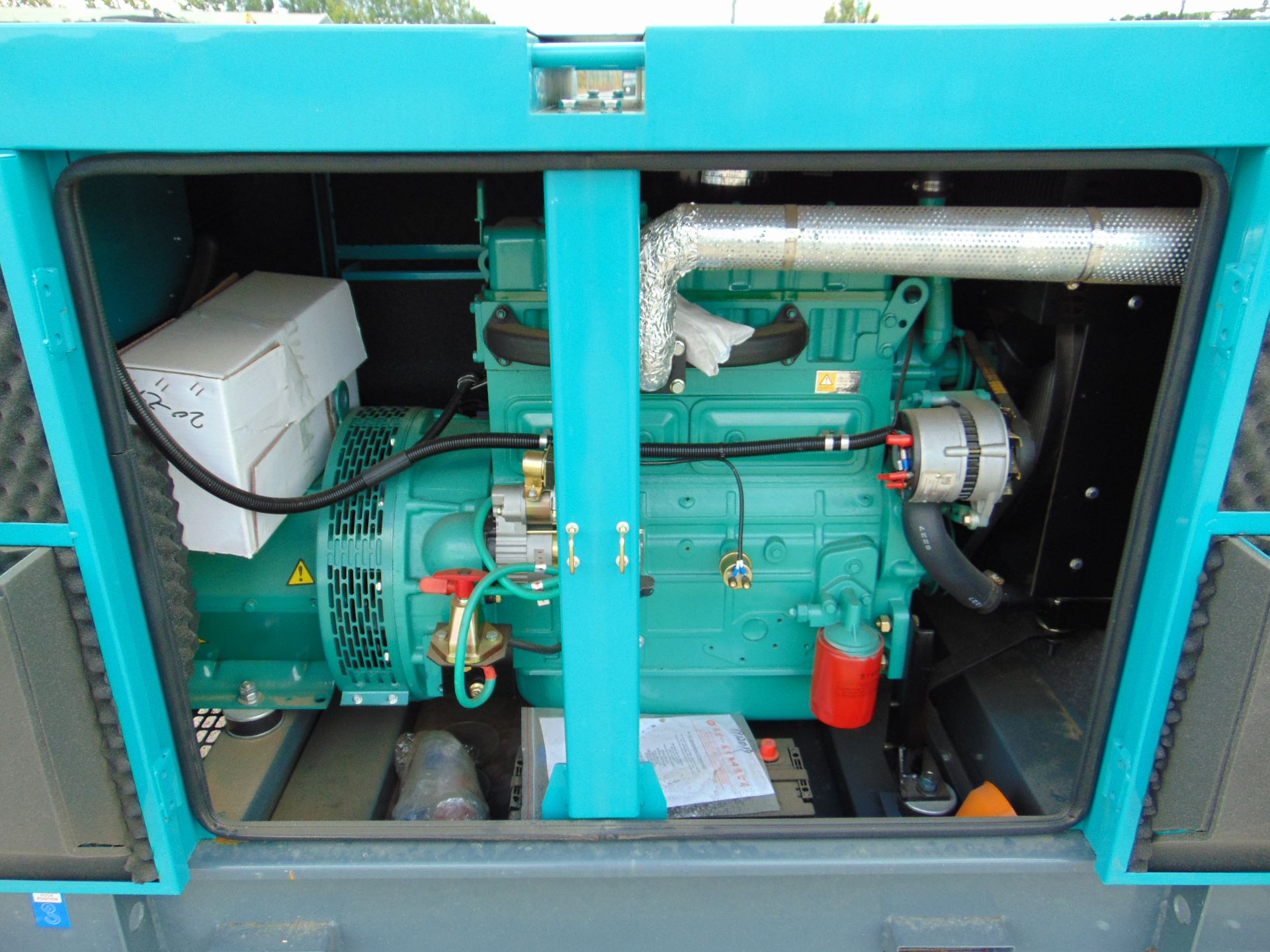 UNISSUED 50 KVA 3 Phase Silent Diesel Generator Set. This generator is 3 phase 50 Hz - Image 7 of 19