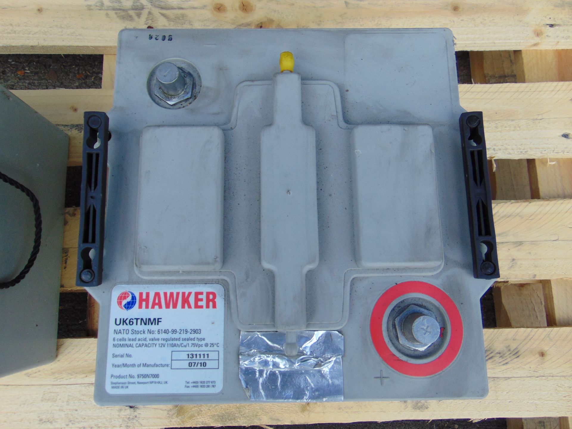 2 x Hawker UK6TFM 12 volt Batteries - Image 3 of 4
