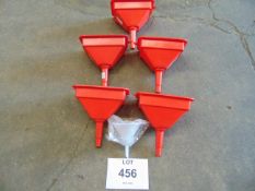 6x UNISSUED FUEL FUNNELS