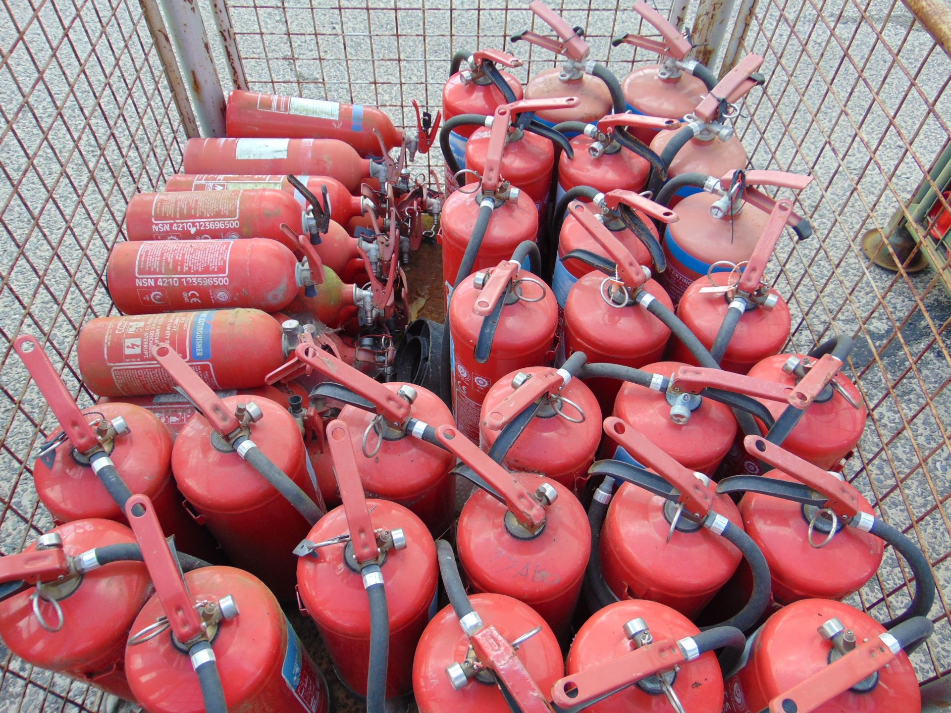 Approx 50 x Mixed Fire Extinguishers as shown