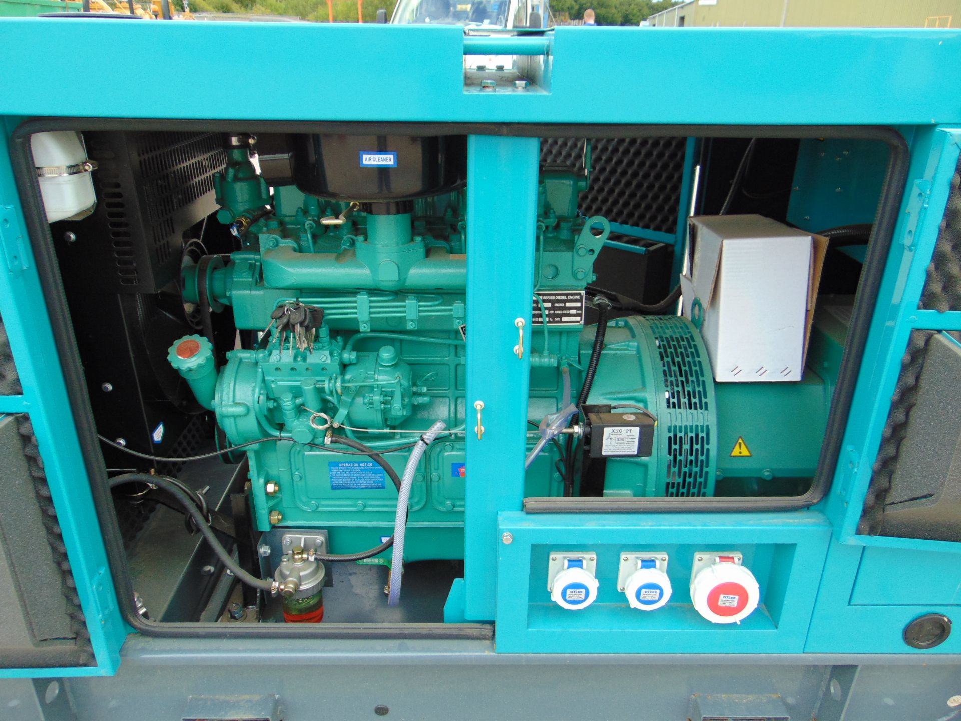 UNISSUED 50 KVA 3 Phase Silent Diesel Generator Set. This generator is 3 phase 50 Hz - Image 10 of 19