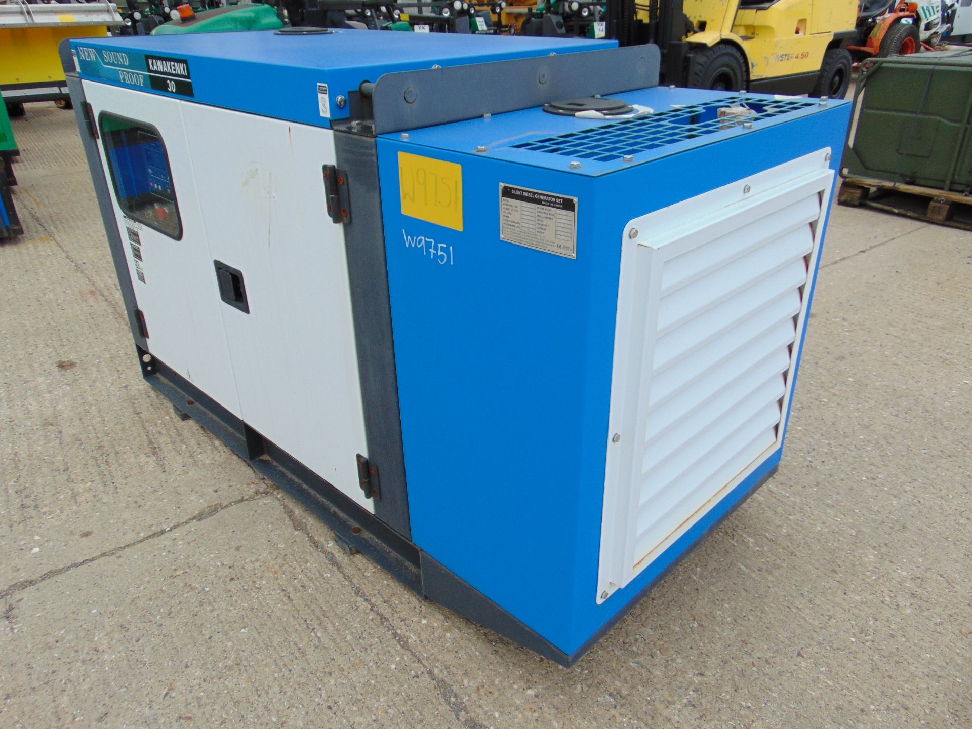 UNISSUED 30 KVA 3 Phase Silent Diesel Generator Set. This generator is 3 phase 230 / 400 Volt - Image 6 of 21