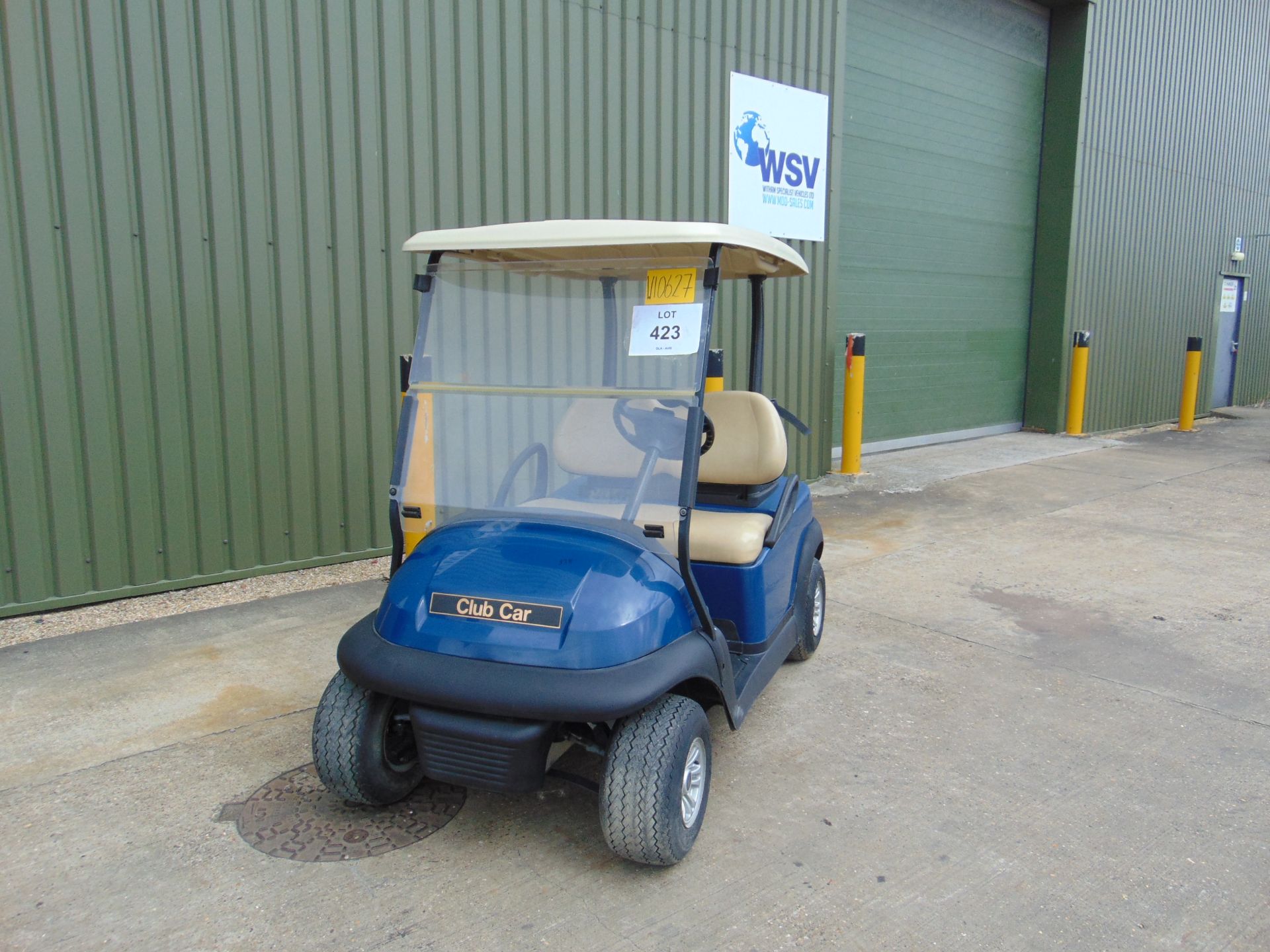 VERY NICE CLUB CAR PRECENDENT GOLF CART - LOW HOURS, NEARLY NEW TYRES - Image 2 of 14