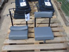 2 x Land Rover FFR Operator / Jump Seats