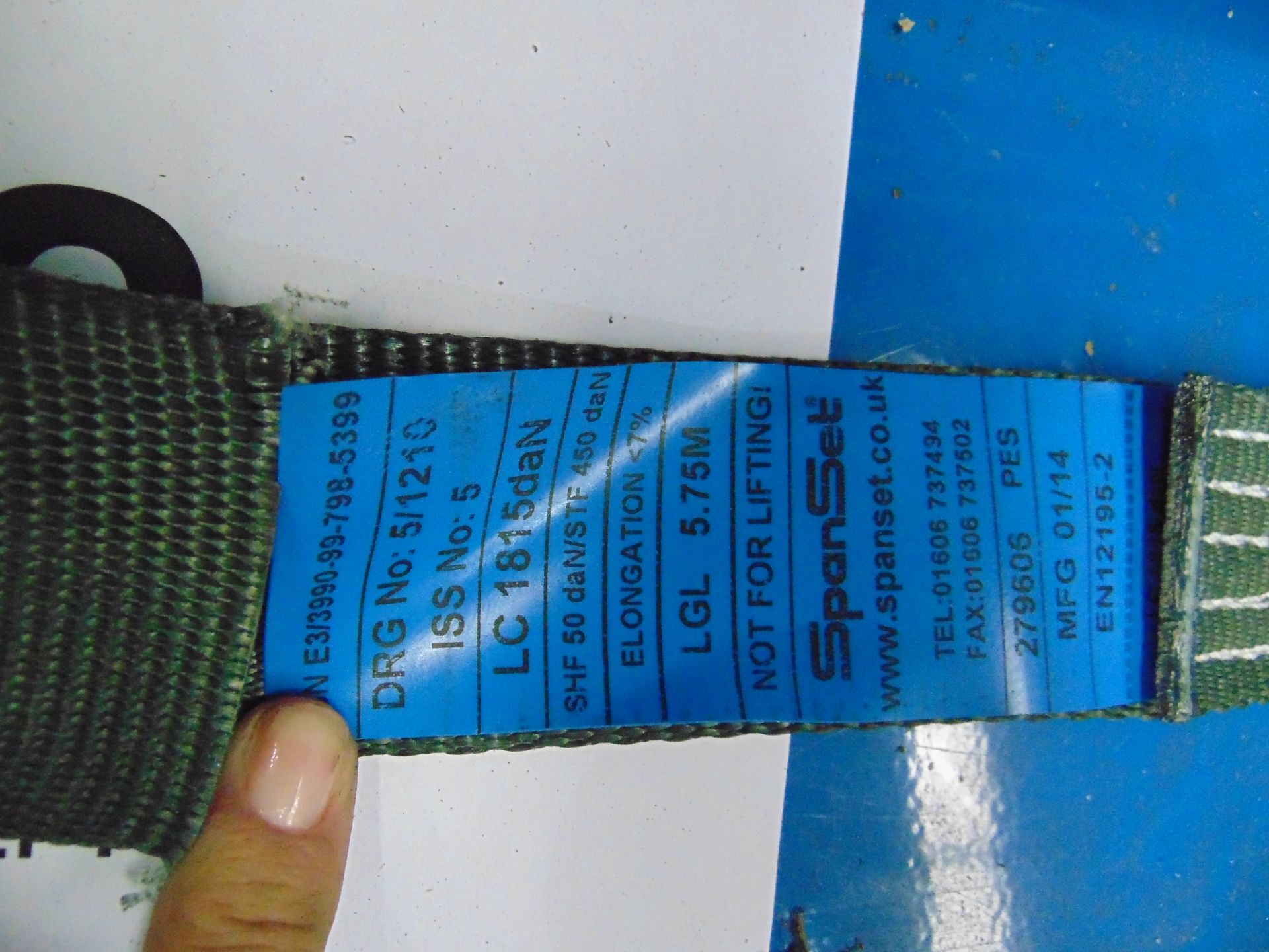 BOX OF RATCHET STRAPS AS SHOWN. - Image 3 of 4