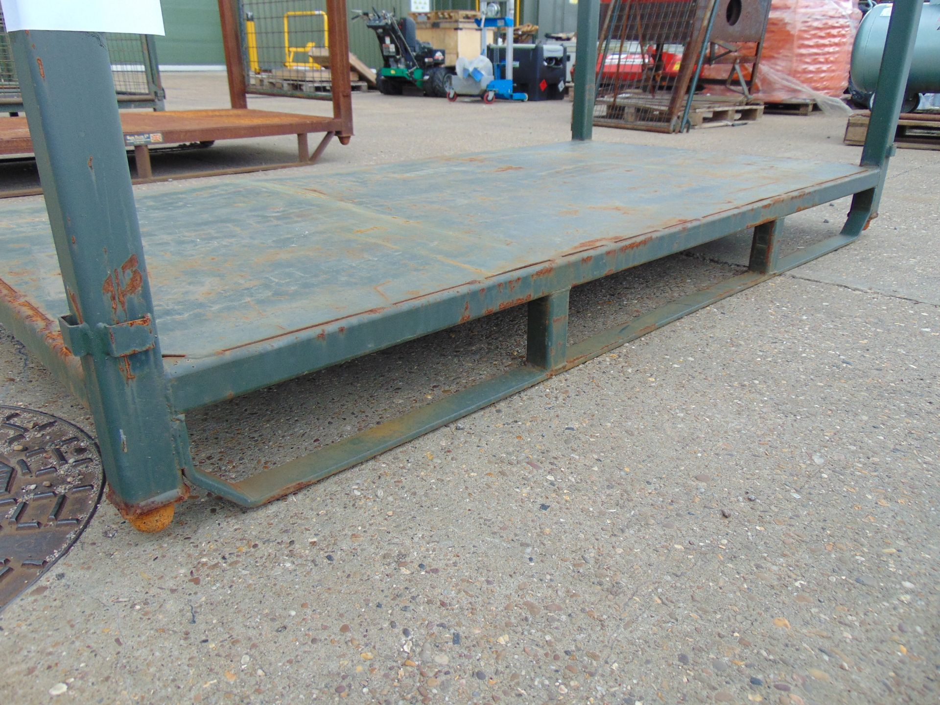 Heavy Duty Metal Stackable Stillage / Post Pallet - Image 2 of 3