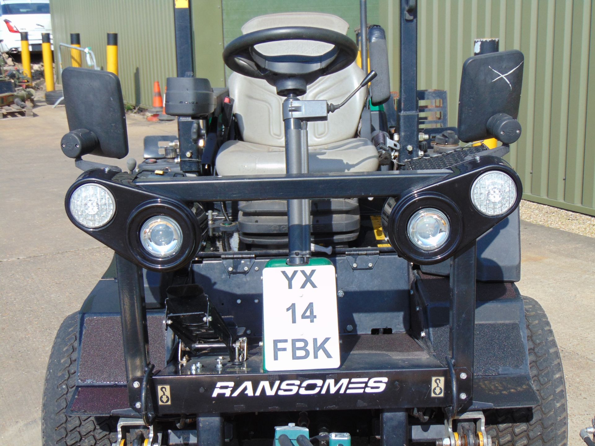 2014 Ransomes HR300 C/W Muthing Outfront Flail Mower. 2,475 hrs only - Image 10 of 28