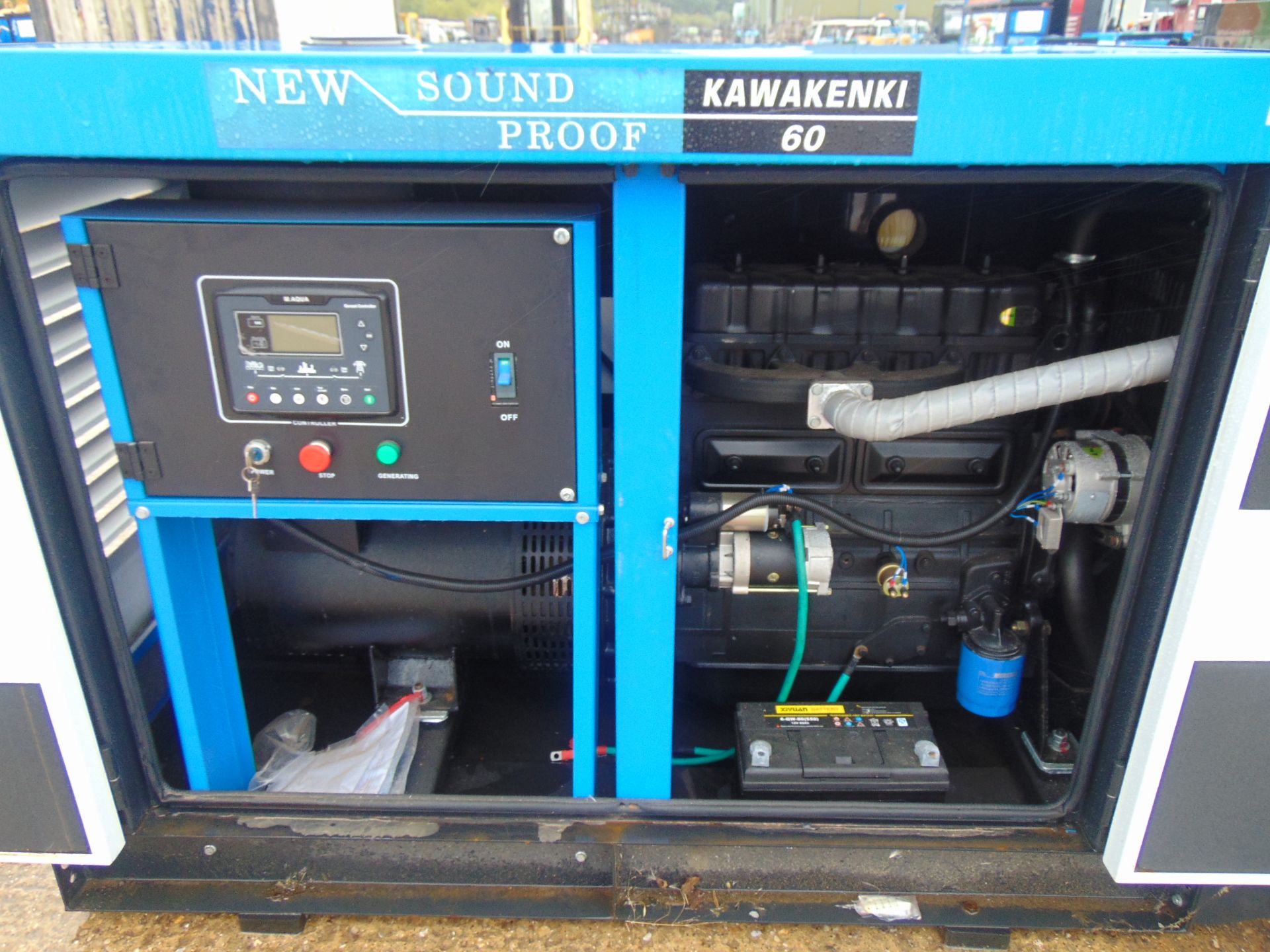 UNISSUED 60 KVA 3 Phase Silent Diesel Generator Set - Image 8 of 20