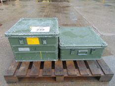 2 x Heavy Duty Zarges Aluminium Cases