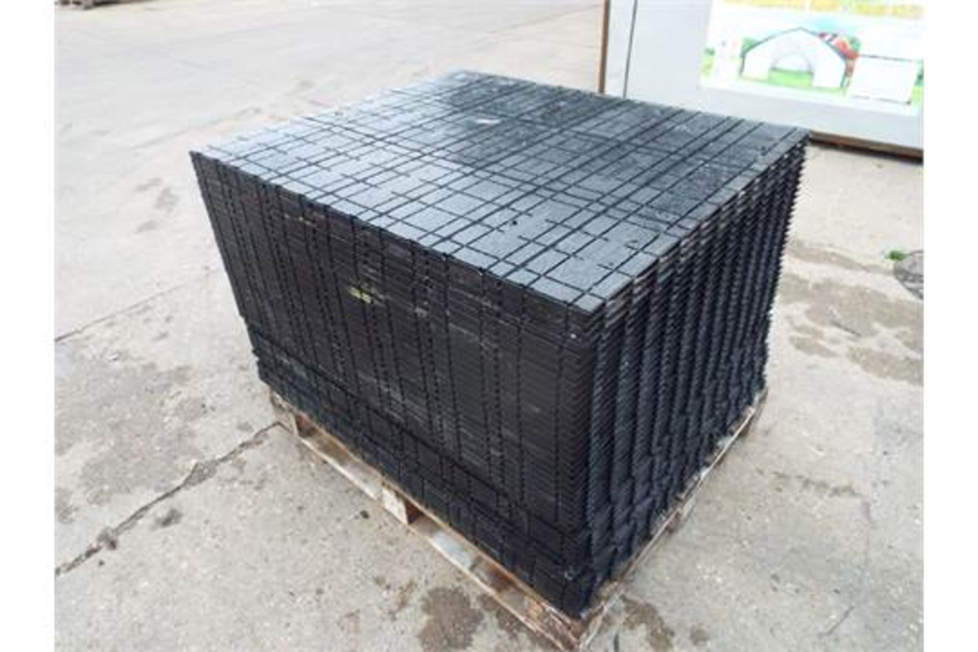 Pallet of Rola Trac Interlocking Flooring