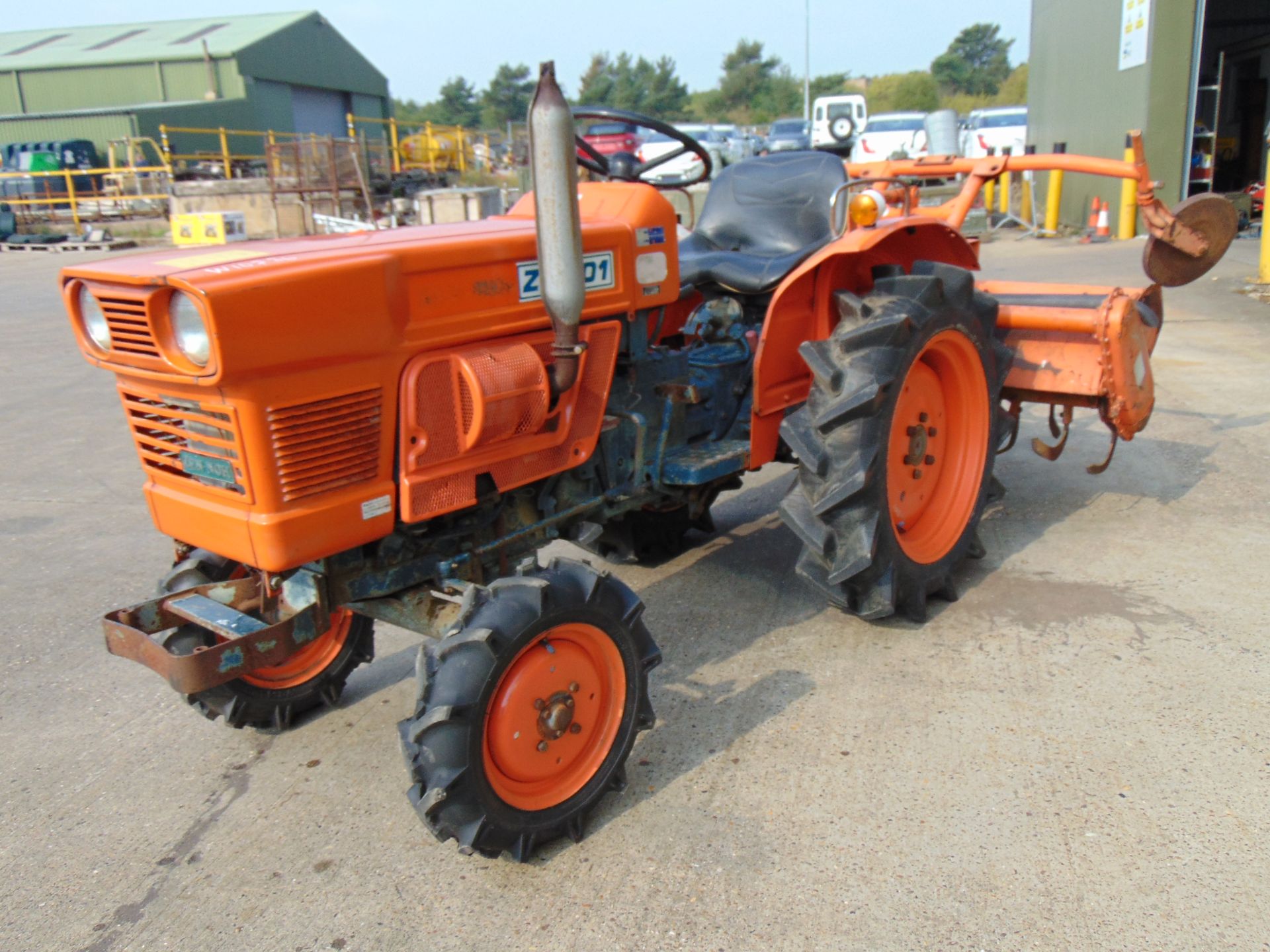 Kubota ZL1501 Compact Tractor c/w Rotovator ONLY 1,333 HOURS! - Image 3 of 25