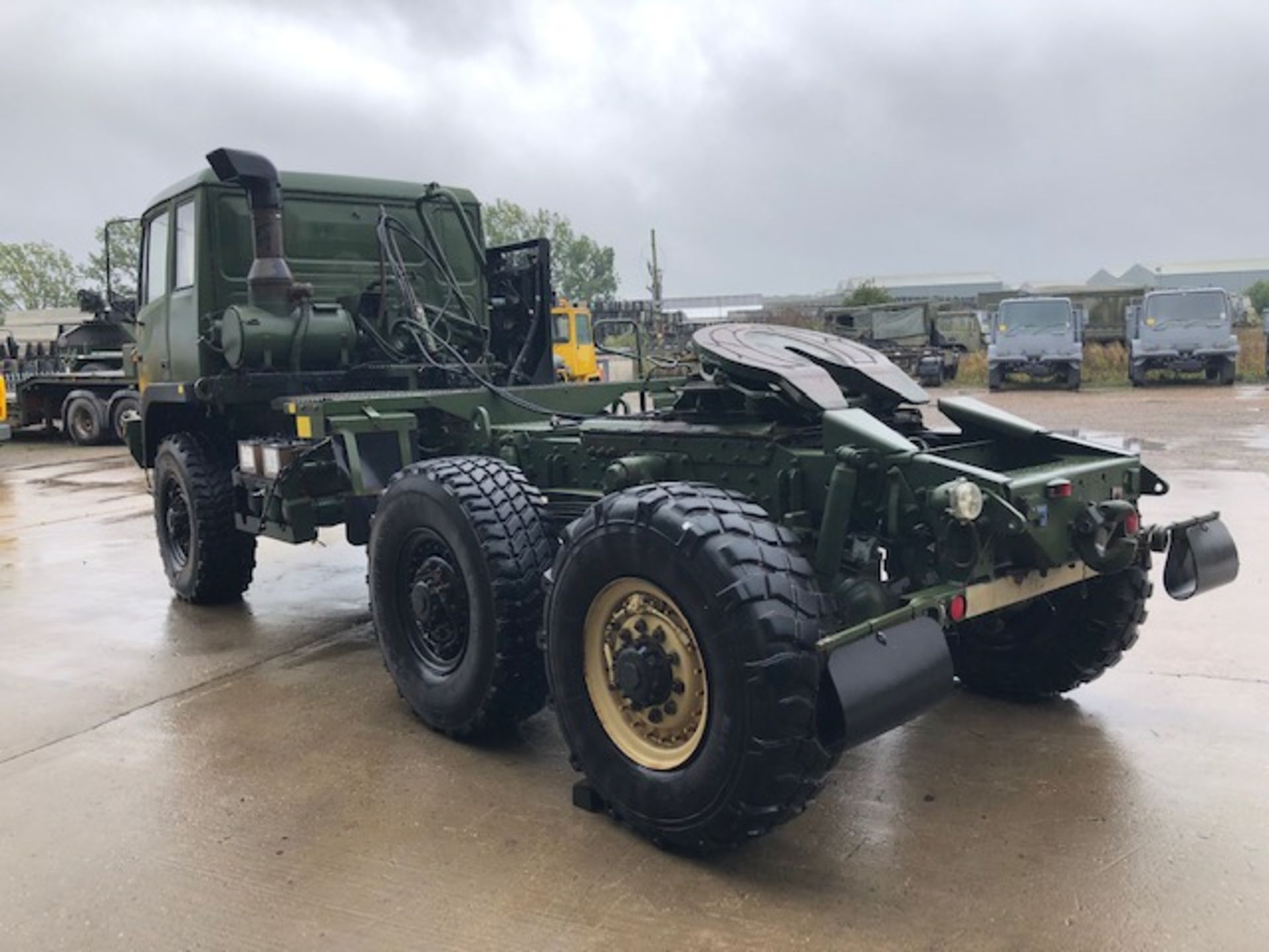 Stewart and Stevenson 6x6 LHD tractor unit model MTV M1088 Cat 3116 turbo Diesel engine 290hp - Bild 8 aus 38