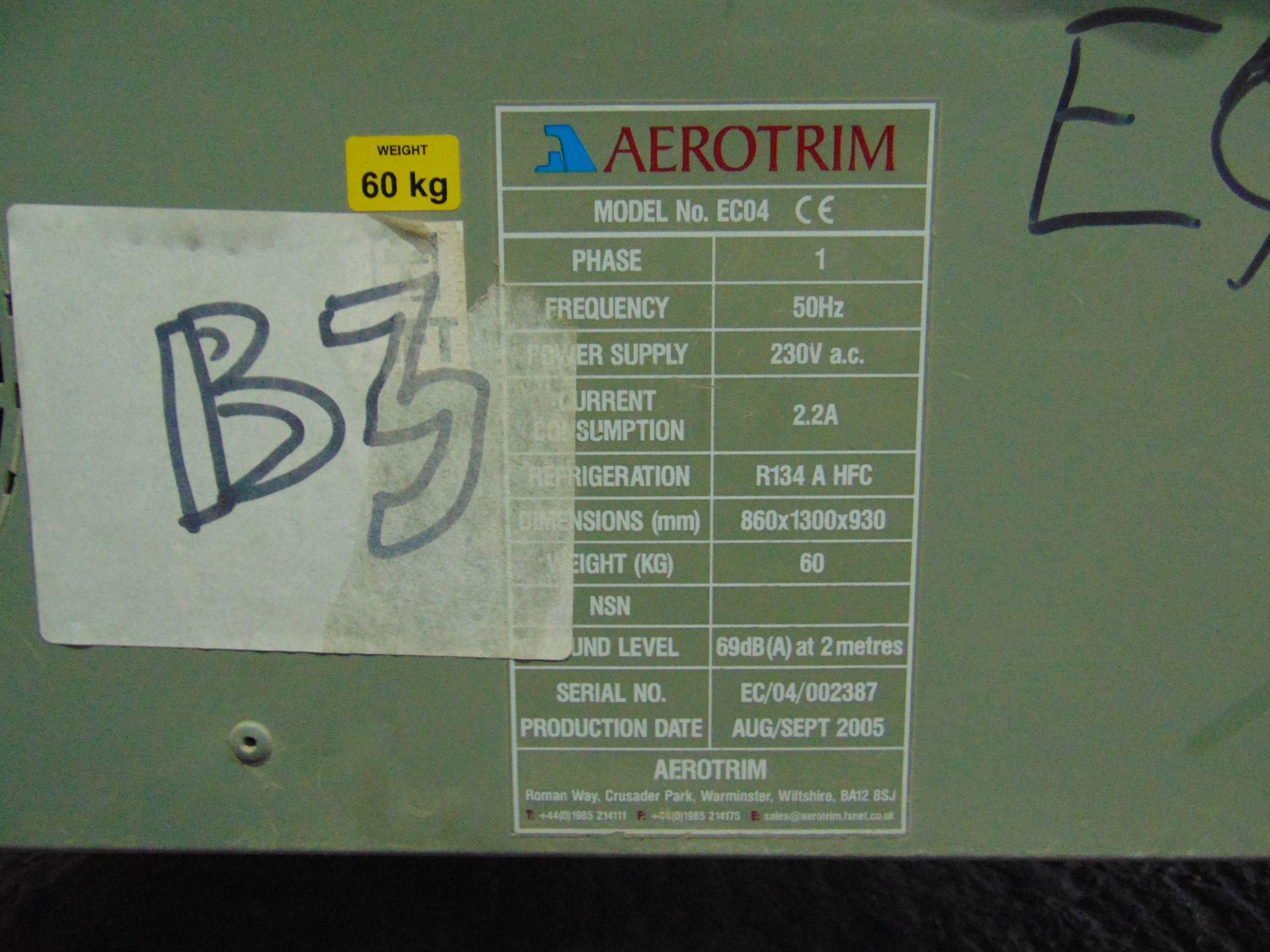 AEROTRIM 230 VOLT COOLER UNIT C/W PIPES ETC - Image 5 of 5