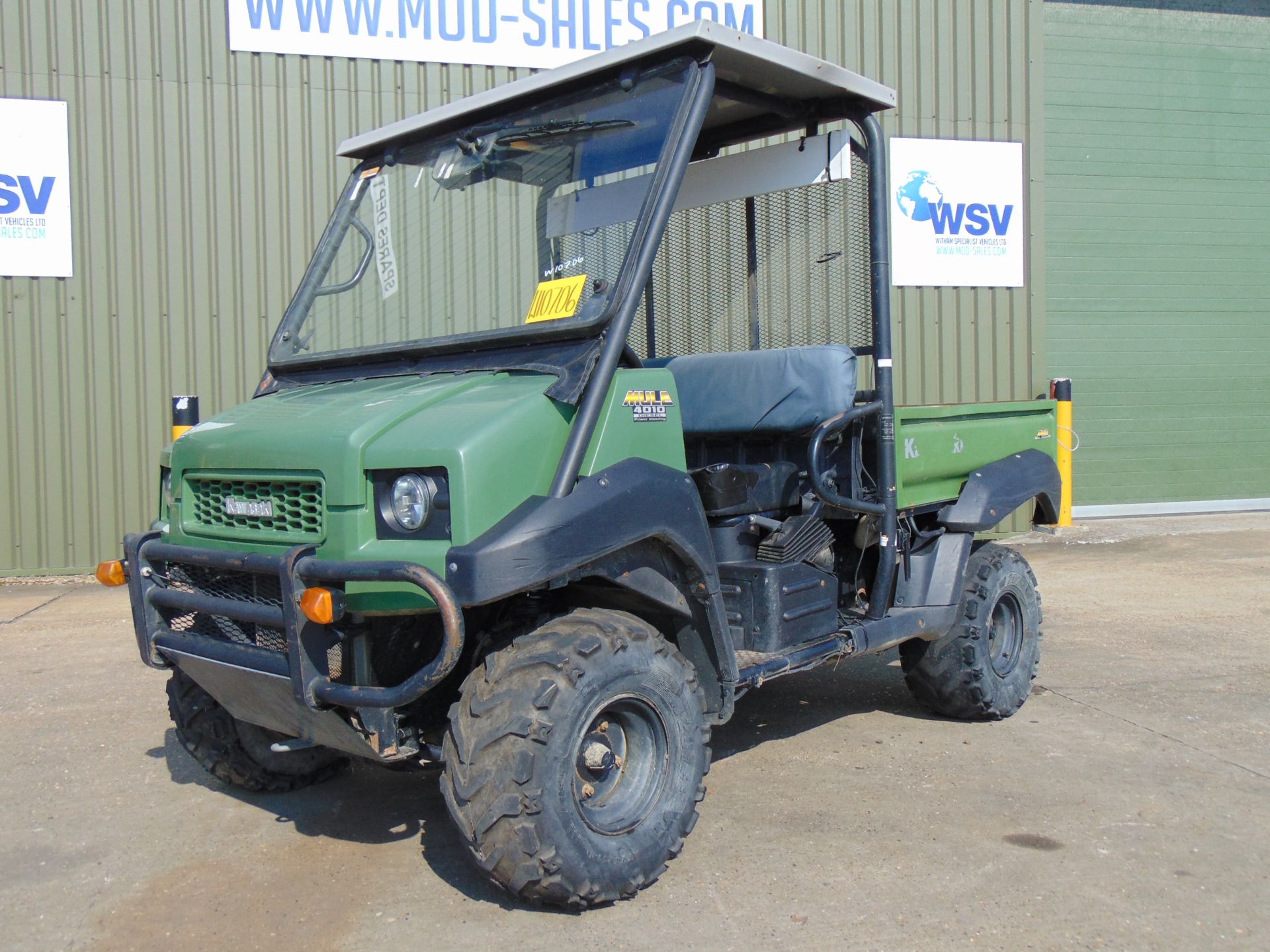 Kawasaki Mule 4010 4WD Diesel Utility Vehicle UTV c/w Power steering 3196 hours Only !