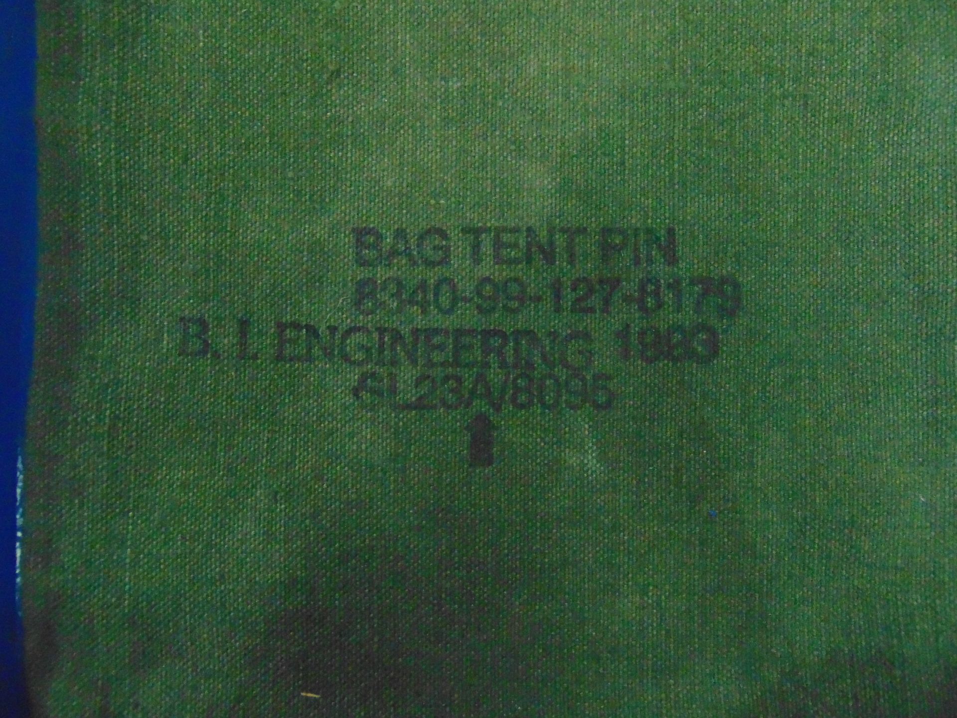 10X UNISSUED CANVAS TENT PIN BAGS AS SHOWN - Image 4 of 5