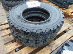 2 x Goodyear G90 7.50 R16 Land Rover Wolf Tyres
