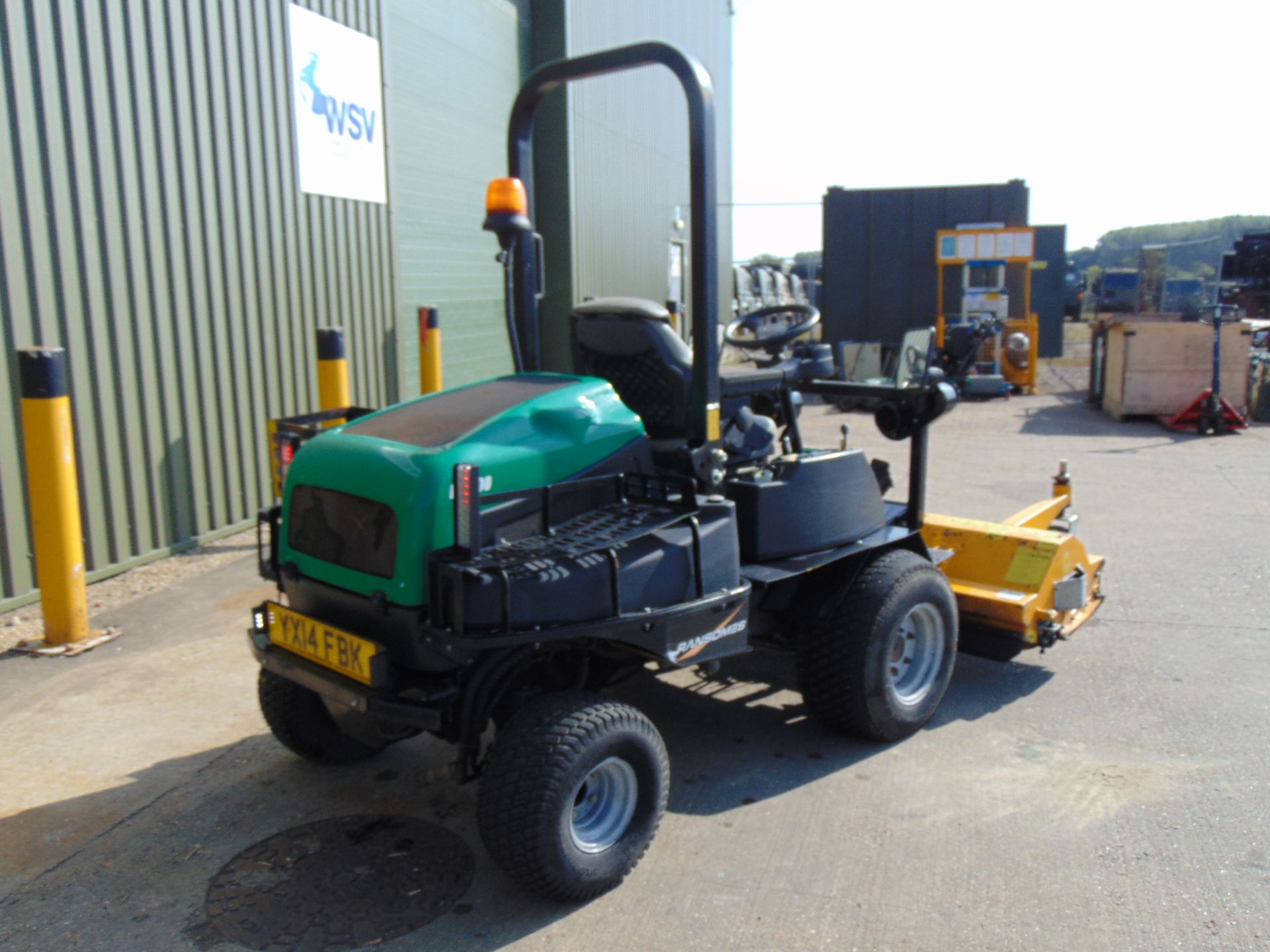 2014 Ransomes HR300 C/W Muthing Outfront Flail Mower. 2,475 hrs only - Image 7 of 28