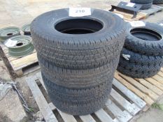 4 x Continental Cross Contact LX 255/70 R16 M and S Tyres