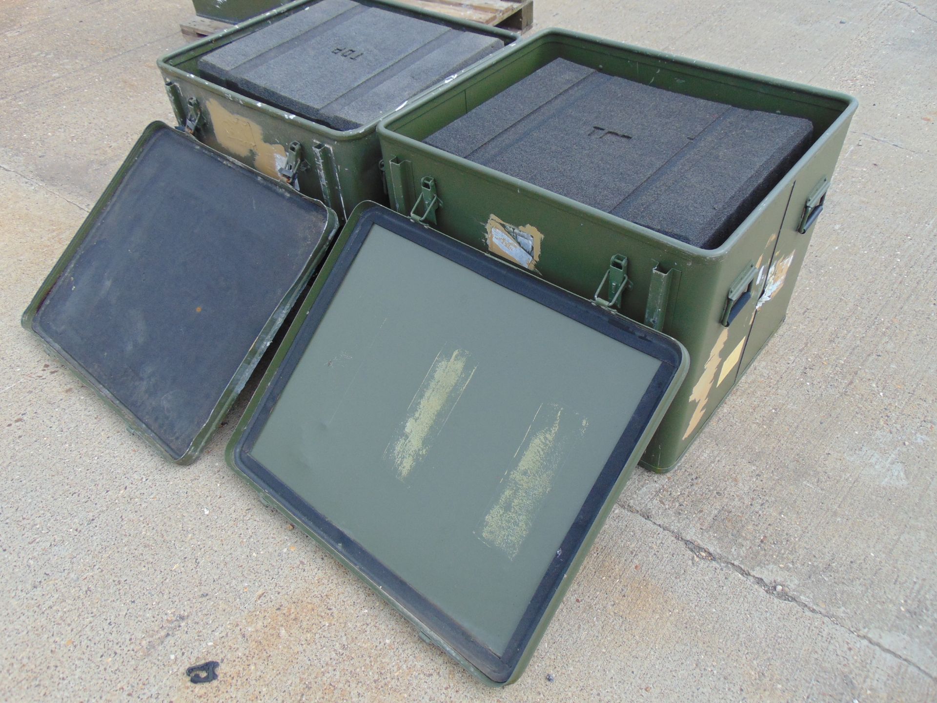 2 x Large Aluminium Storage Boxes 78 x 65 x 60 cms as shown - Image 5 of 6