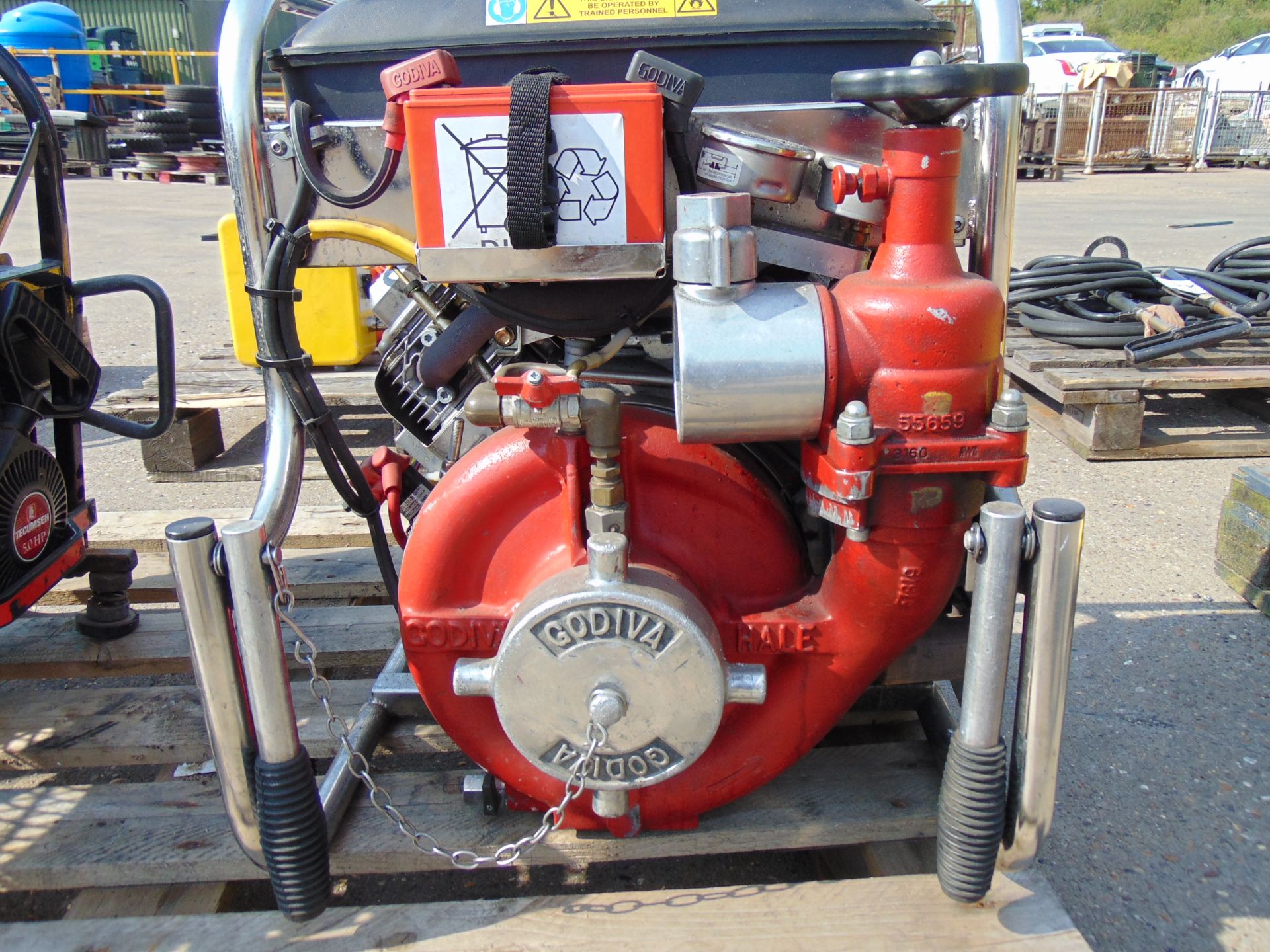 Godiva Portable Fire Fighting Water Pump ONLY 1,568 HOURS! - Image 6 of 7