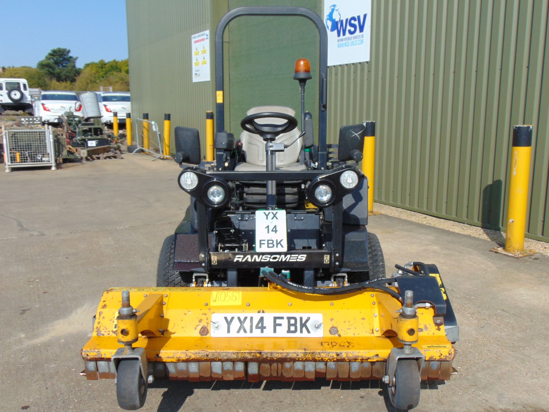 2014 Ransomes HR300 C/W Muthing Outfront Flail Mower. 2,475 hrs only - Image 3 of 28