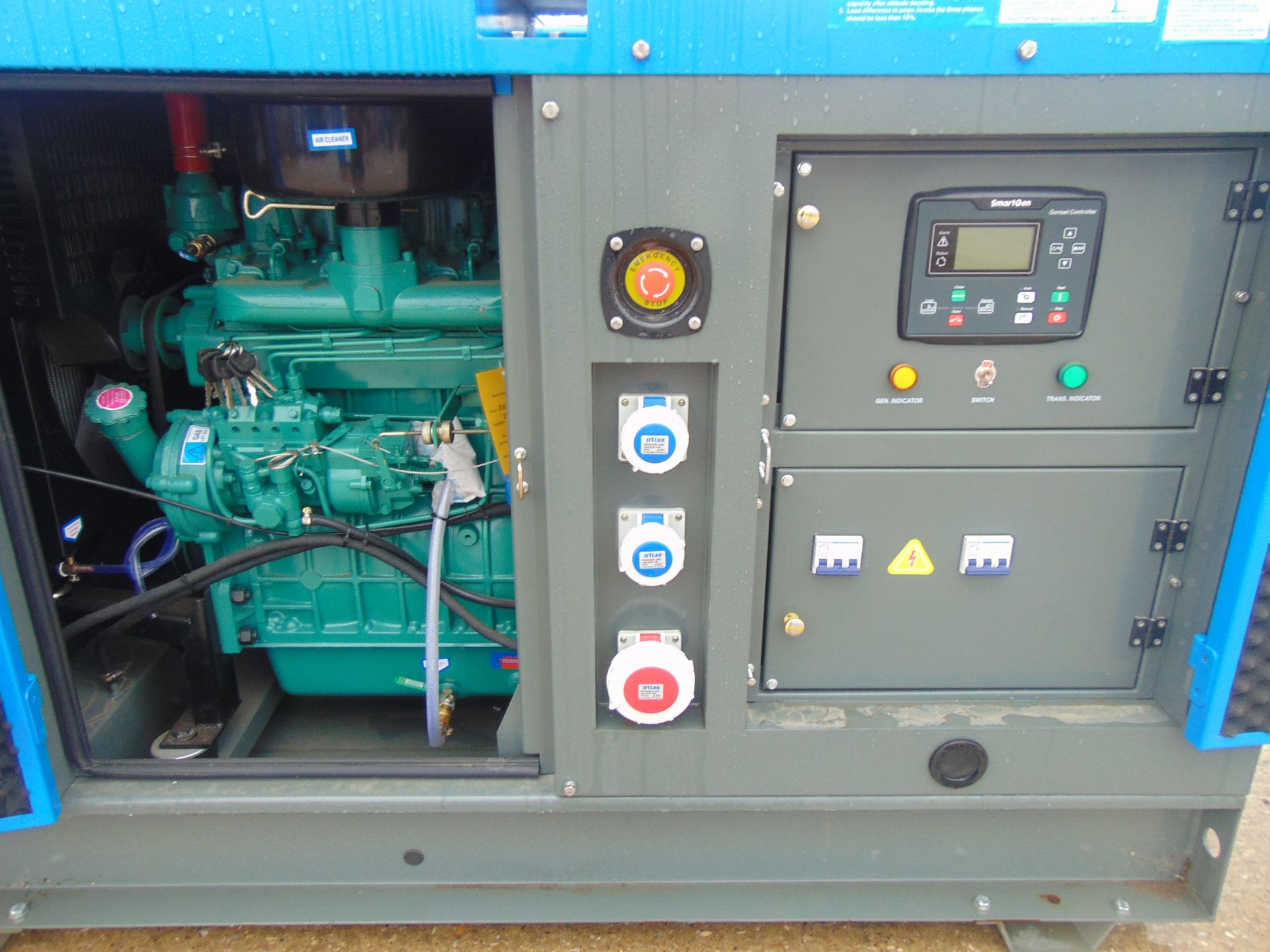 UNISSUED 50 KVA 3 Phase Silent Diesel Generator Set - Image 9 of 17