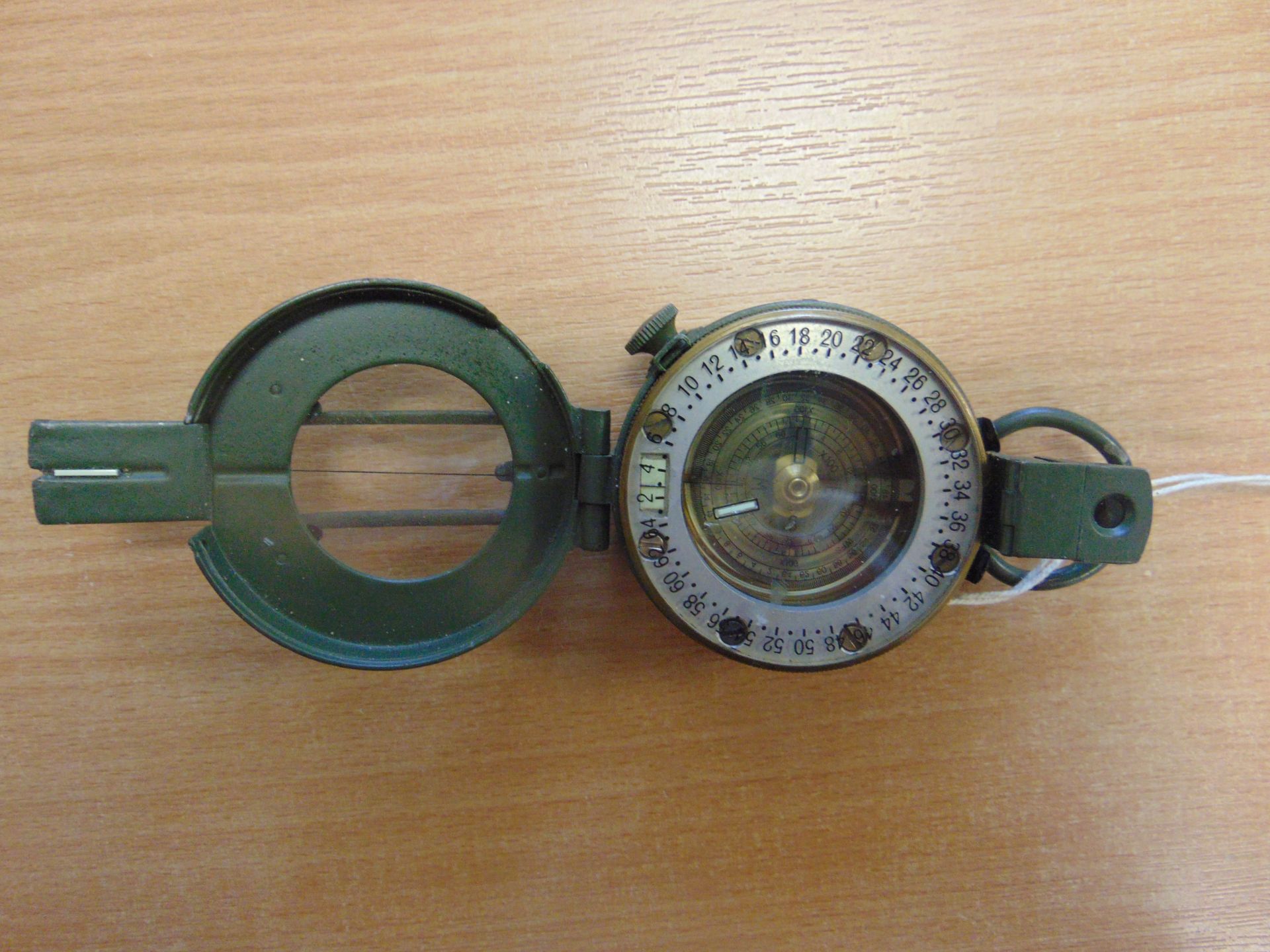 UNISSUED STANLEY PRISMATIC MARCHING COMPASS NATO MARKED. - Image 6 of 6