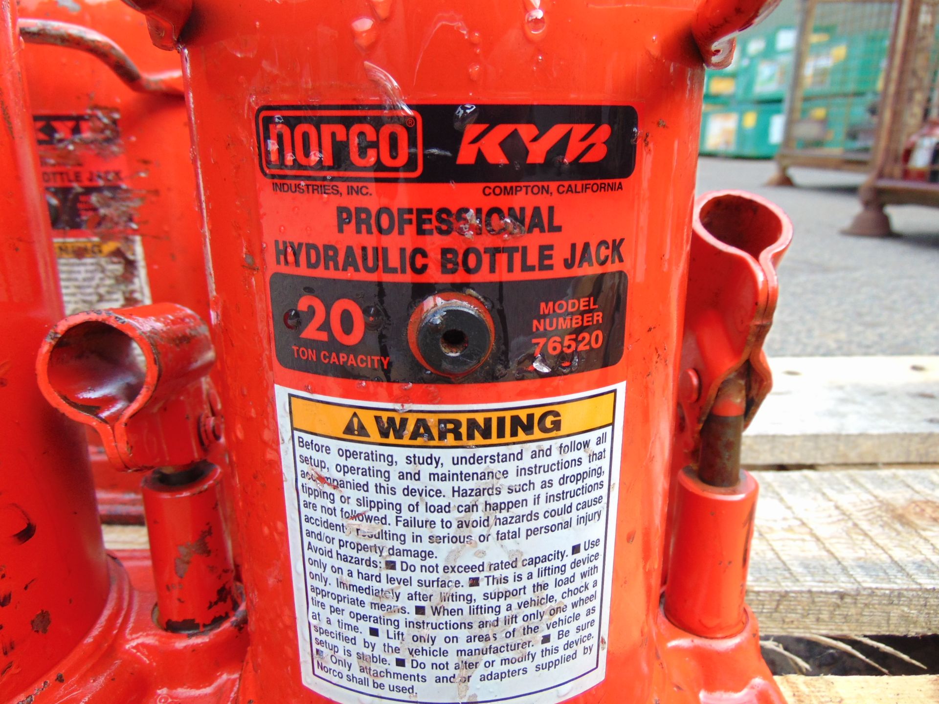 Q 4 Norco 20 Tonne Hydraulic Jacks - Image 3 of 3