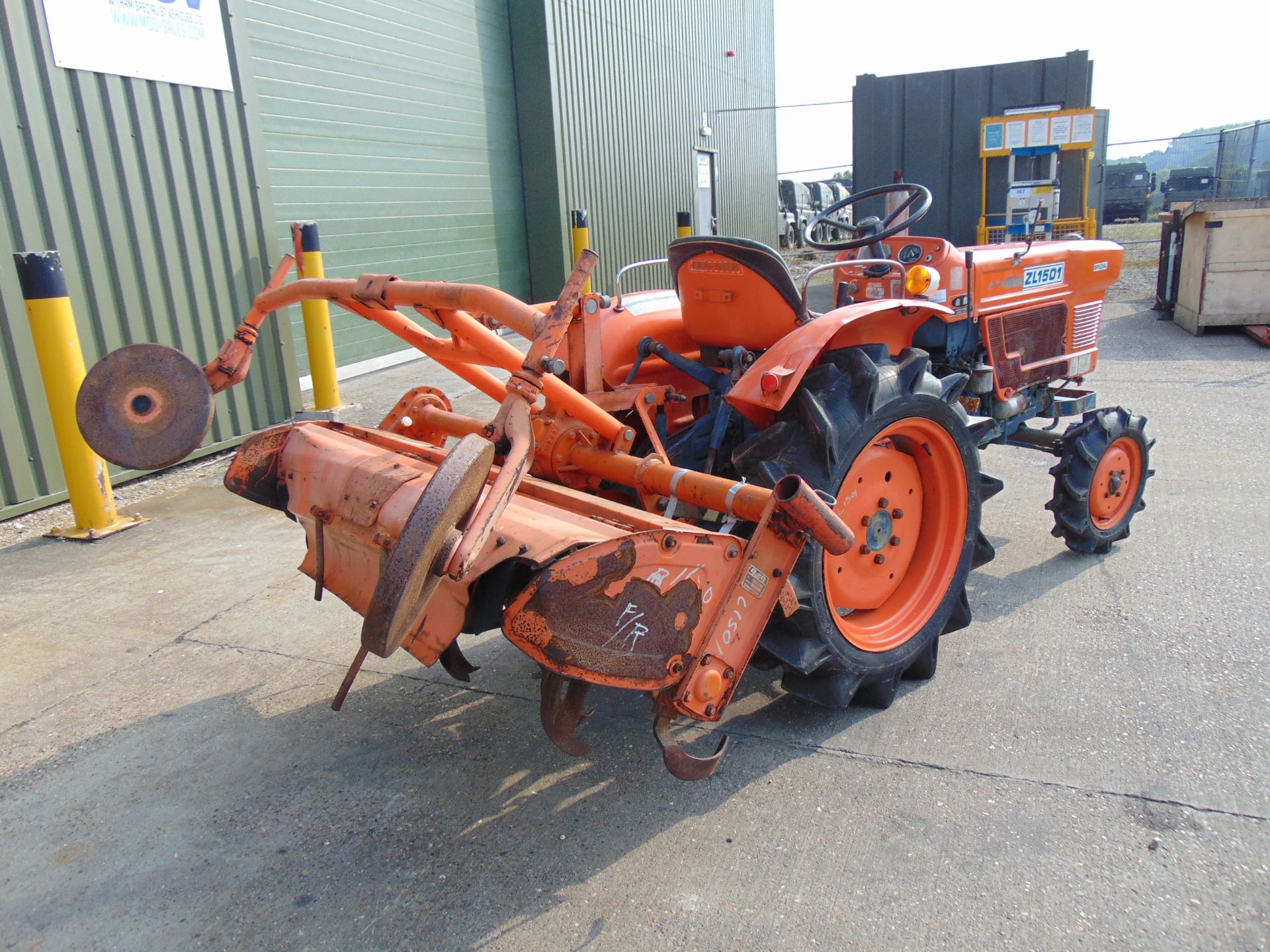 Kubota ZL1501 Compact Tractor c/w Rotovator ONLY 1,333 HOURS! - Image 6 of 25