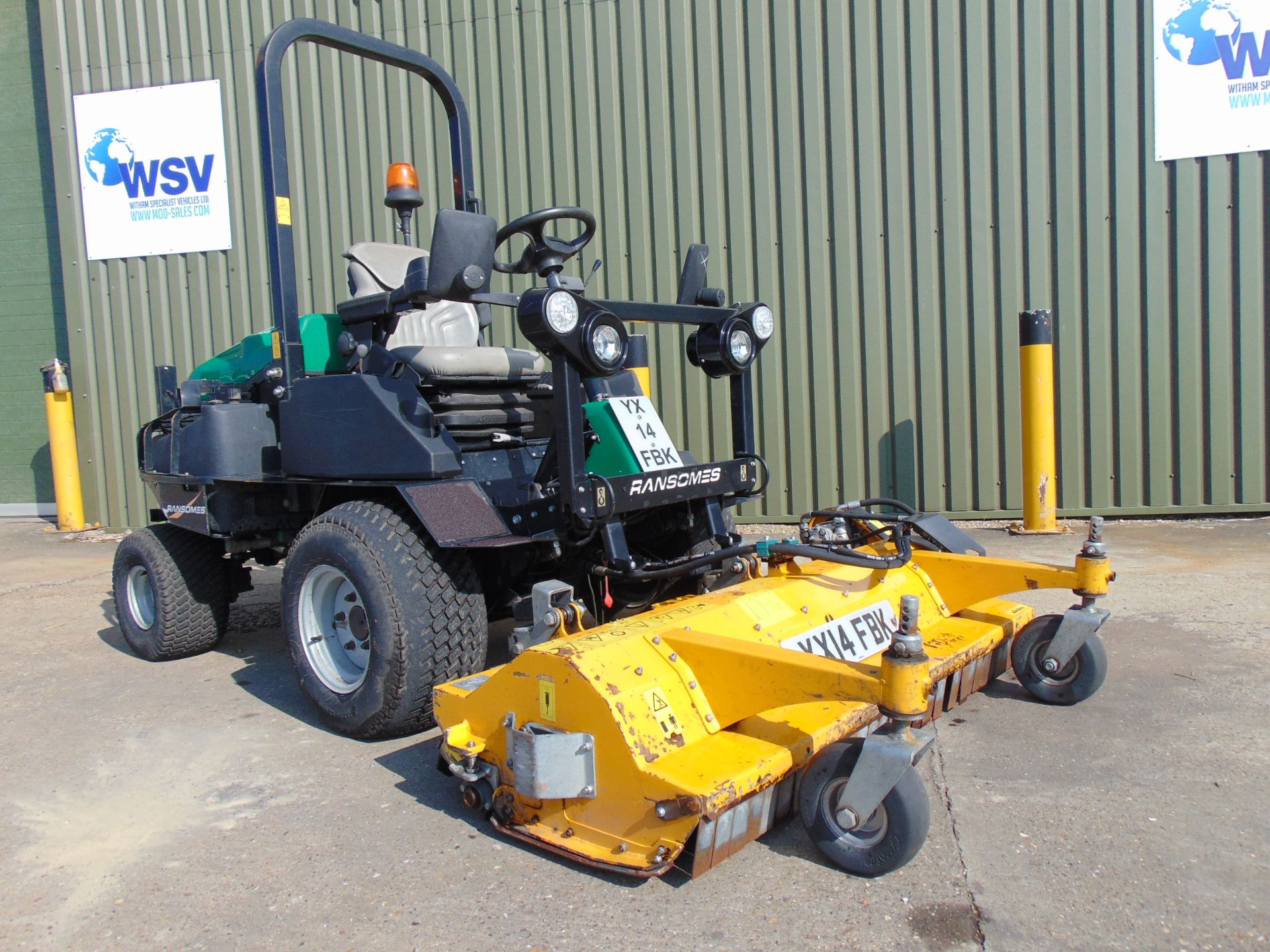 2014 Ransomes HR300 C/W Muthing Outfront Flail Mower. 2,475 hrs only - Image 21 of 28