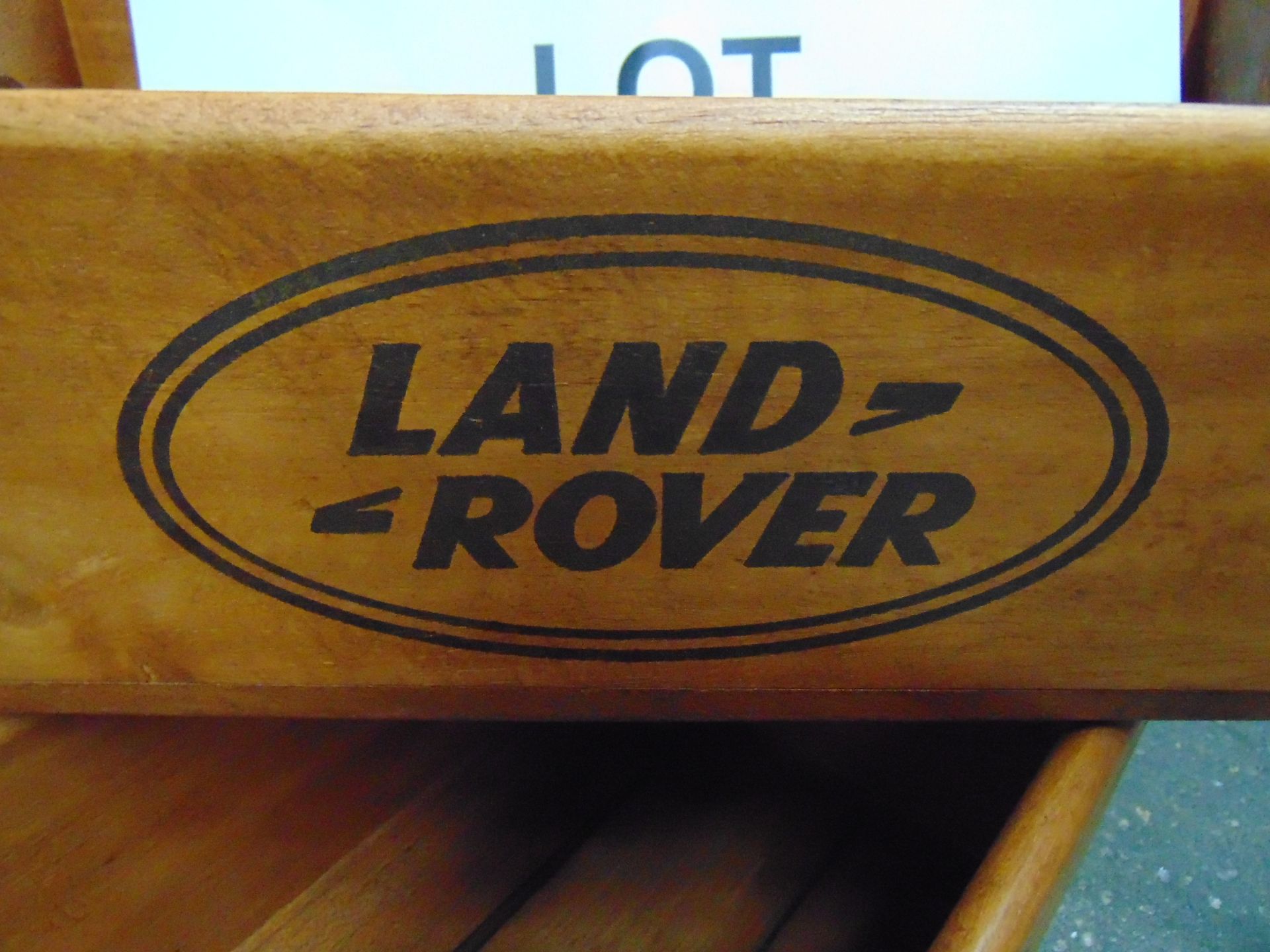 Set of 2 Land Rover Wooden Storage Boxes new unused - Image 2 of 3