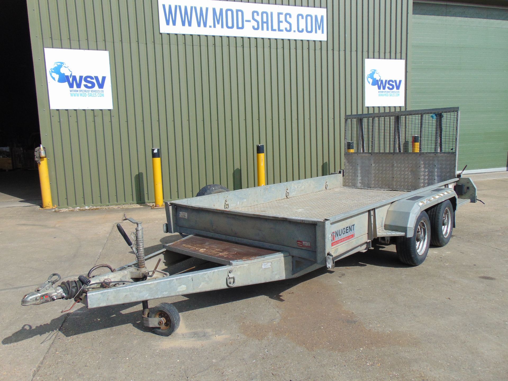 Nugent Twin Axle Plant Trailer with Ramp - Image 2 of 18