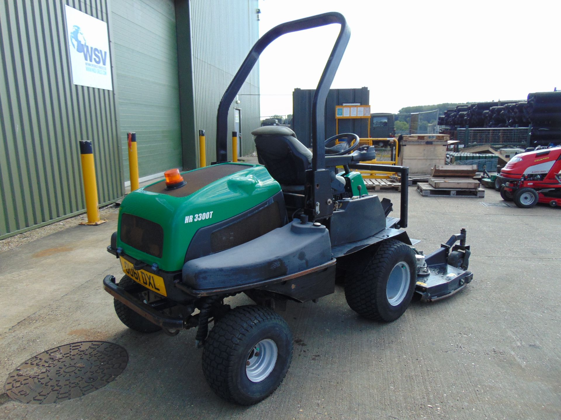 2012 Ransomes HR 3300T Outfront 3 Blade Hydraulic Rotary Mower. 4,560 hrs from UK Govt Contract. - Image 7 of 22