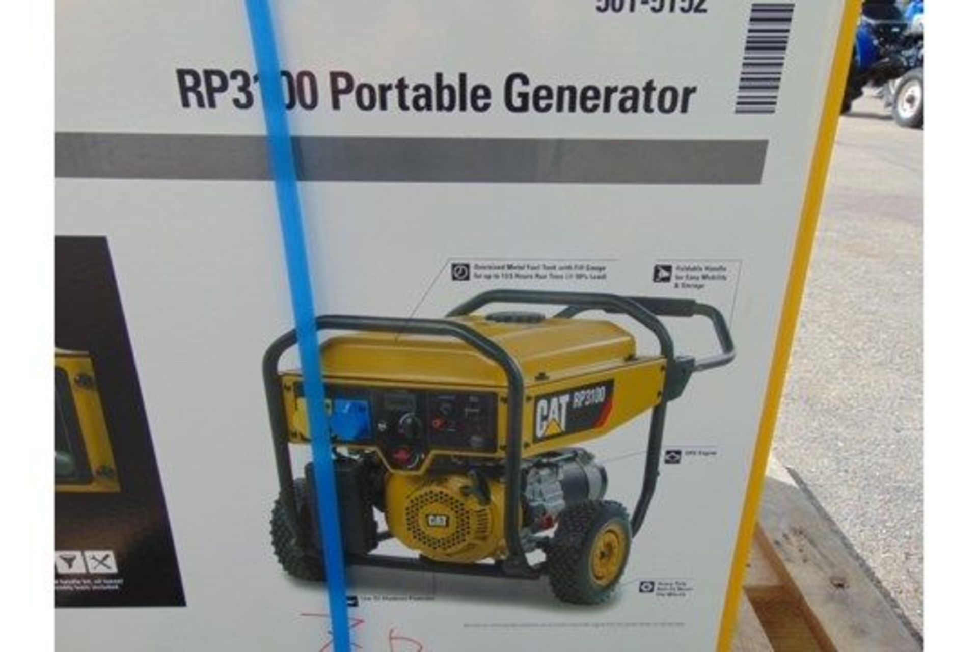 UNISSUED Caterpillar RP3100 industrial Petrol Generator Set - Image 3 of 10