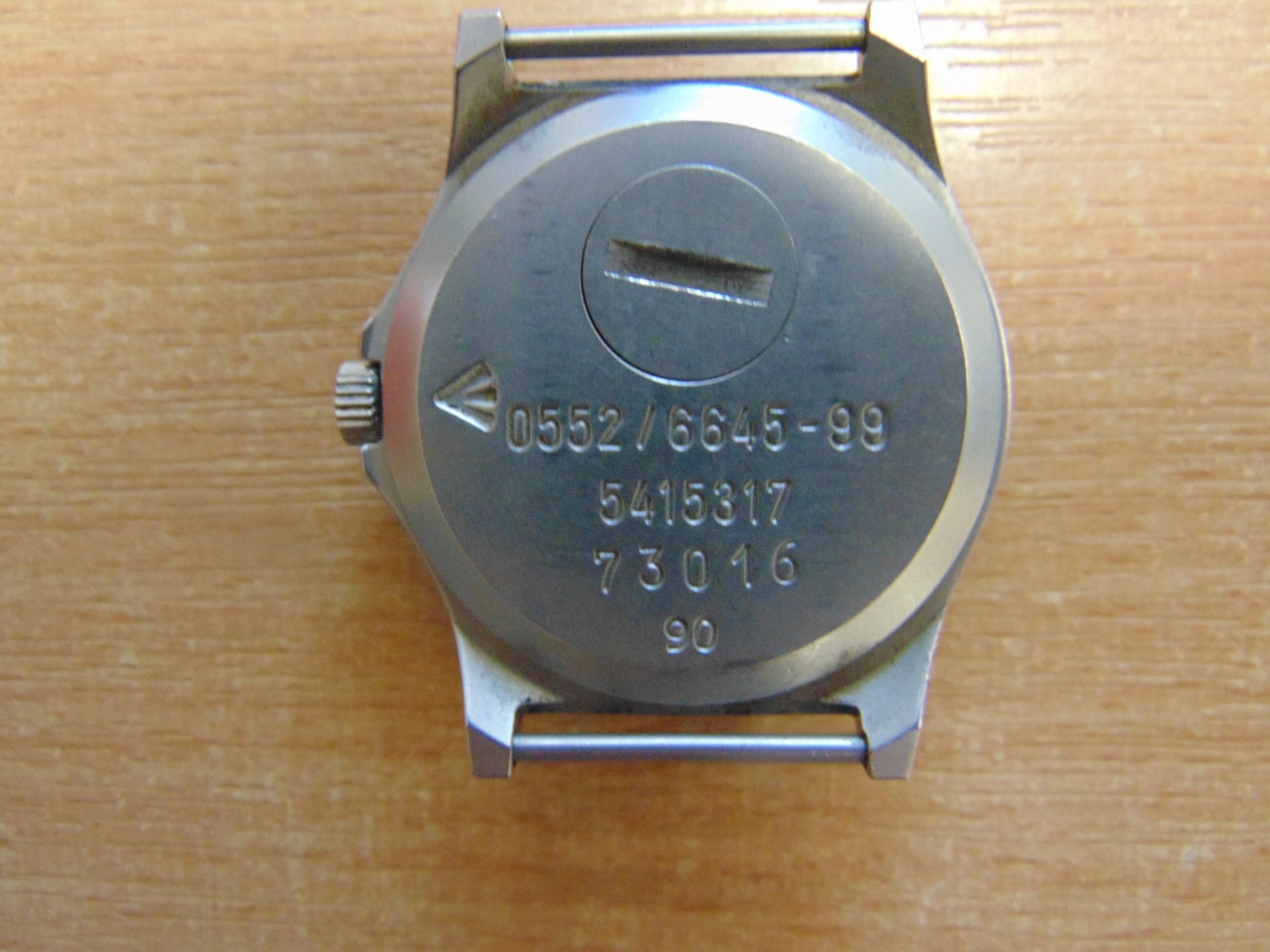 VERY RARE C.W.C 0552 RM/NAVY ISSUE SERVICE WATCH DATED 1990- GULF WAR - Image 4 of 7