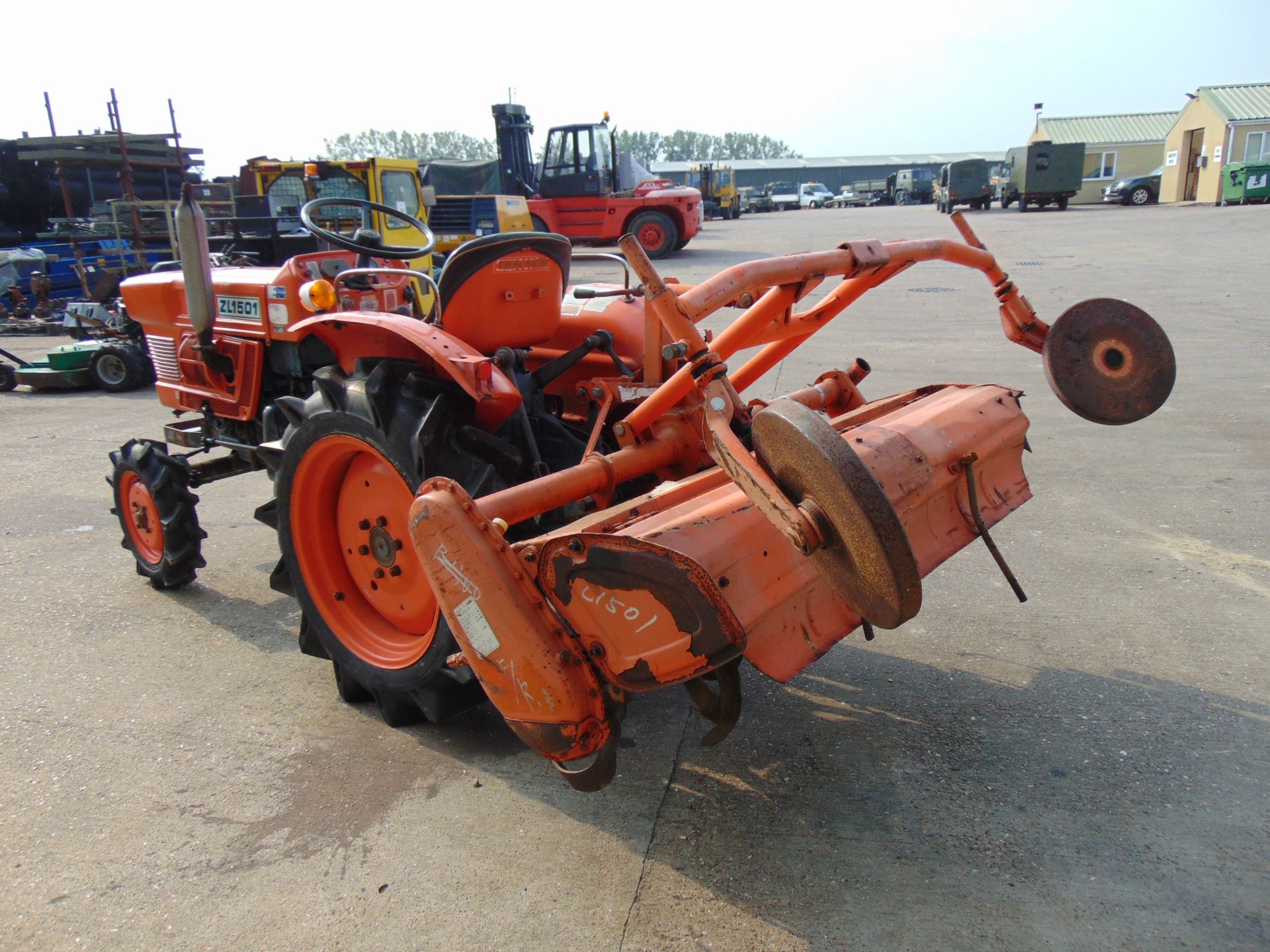 Kubota ZL1501 Compact Tractor c/w Rotovator ONLY 1,333 HOURS! - Image 8 of 25