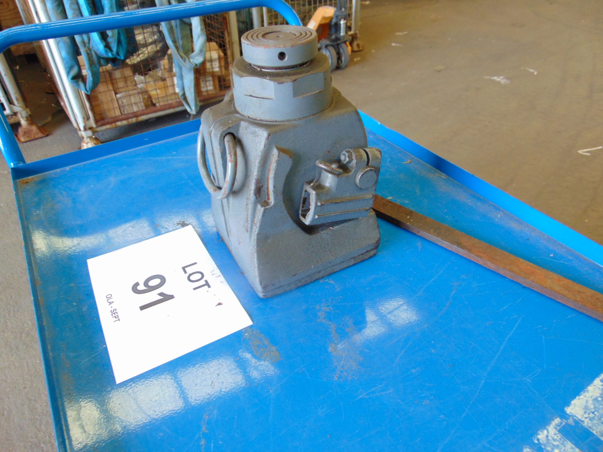 VERY NICE TANGYE 20 TONNE HYDRAULIC BOTTLE JACK - Bild 3 aus 4