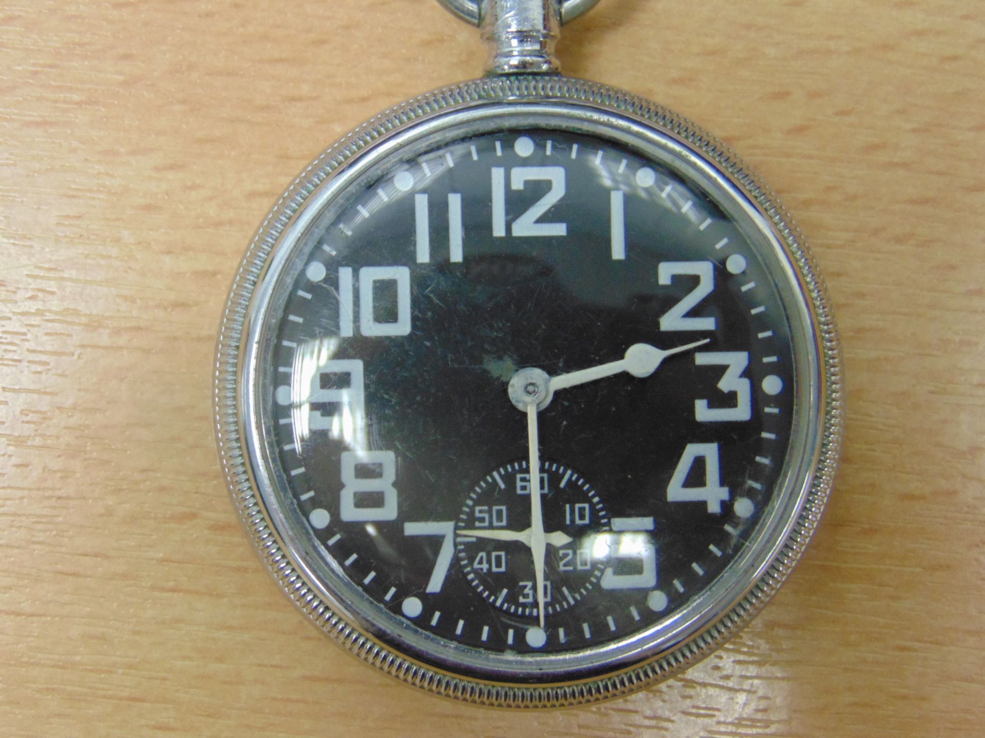 VERY RARE NON LUMINOUS WALTHAM NAVY ISSUE SERVICE WATCH - Image 4 of 5