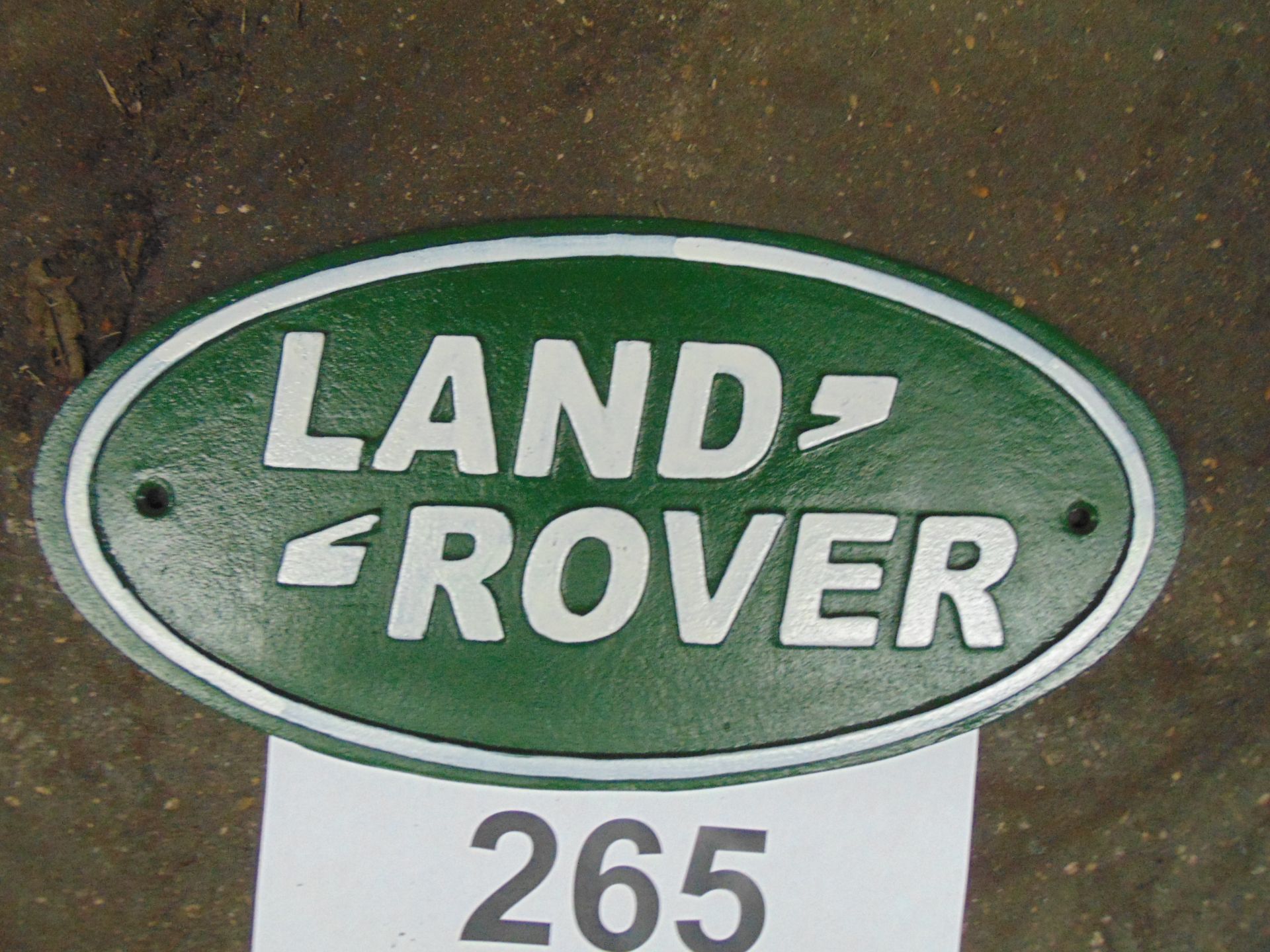 Land Rover Cast Iron Sign - Image 2 of 2